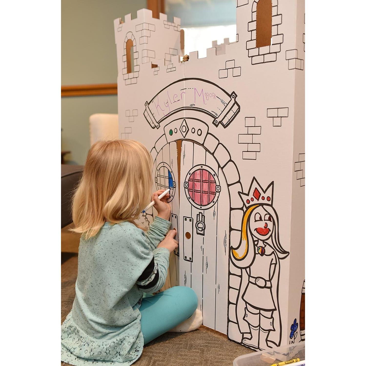Castillo de Cuento de Hadas Easy Playhouse - Fuerte de Cartón 2.63 kg