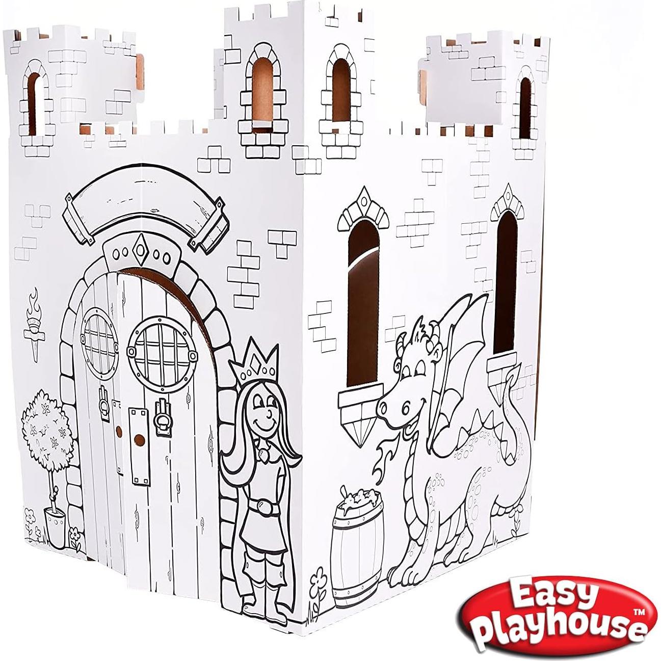 Castillo de Cuento de Hadas Easy Playhouse - Fuerte de Cartón 2.63 kg