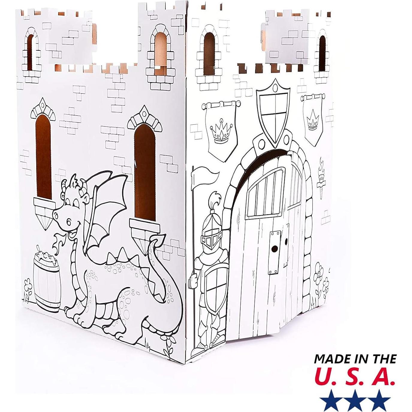 Castillo de Cuento de Hadas Easy Playhouse - Fuerte de Cartón 2.63 kg