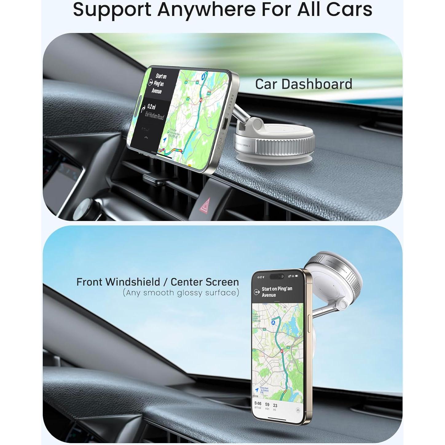 Soporte de Teléfono Magnético Jononser K007 para Coche 360°