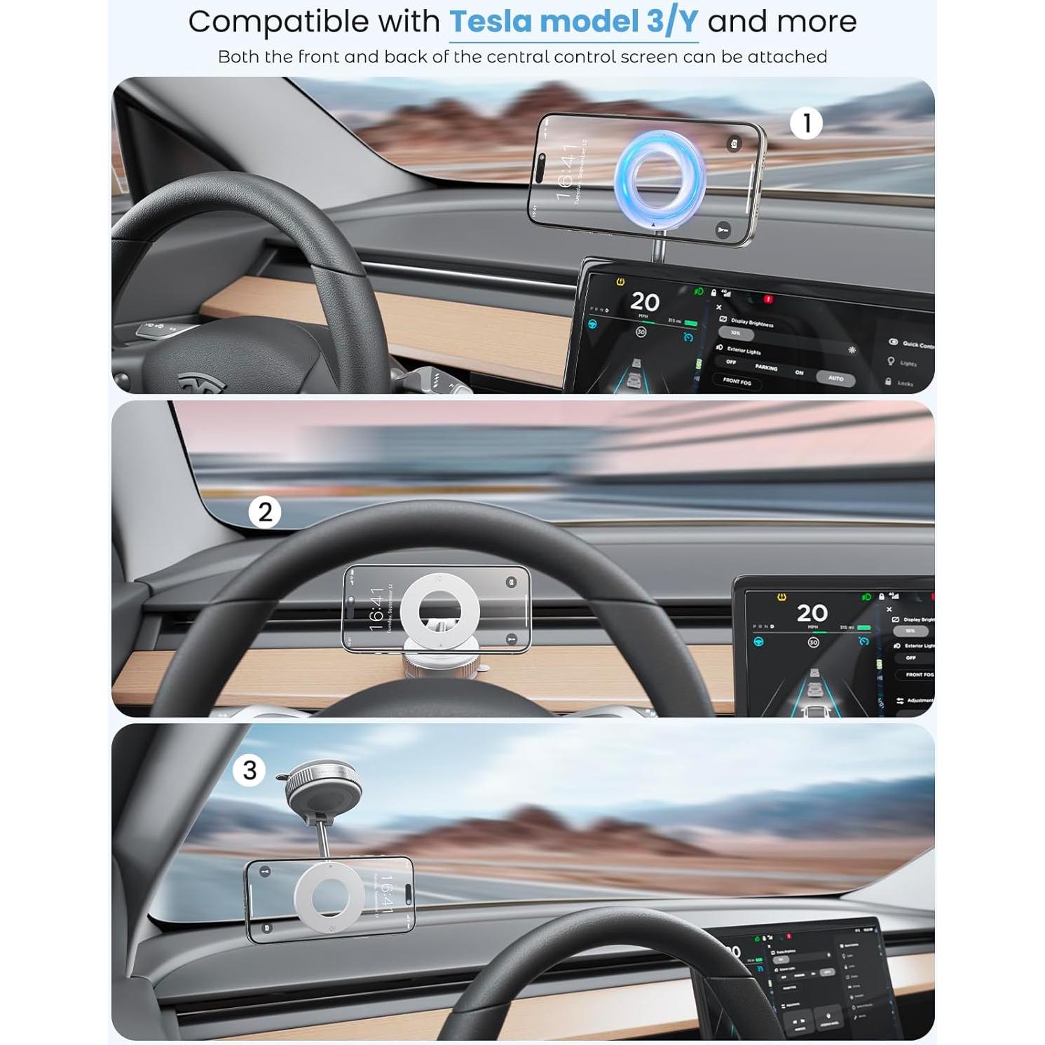 Soporte de Teléfono Magnético Jononser K007 para Coche 360°