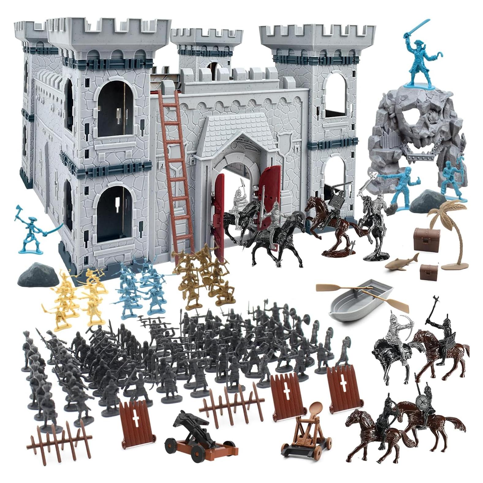 Set de Construcción Castillo Medieval Plustopoy con 212 Figuras