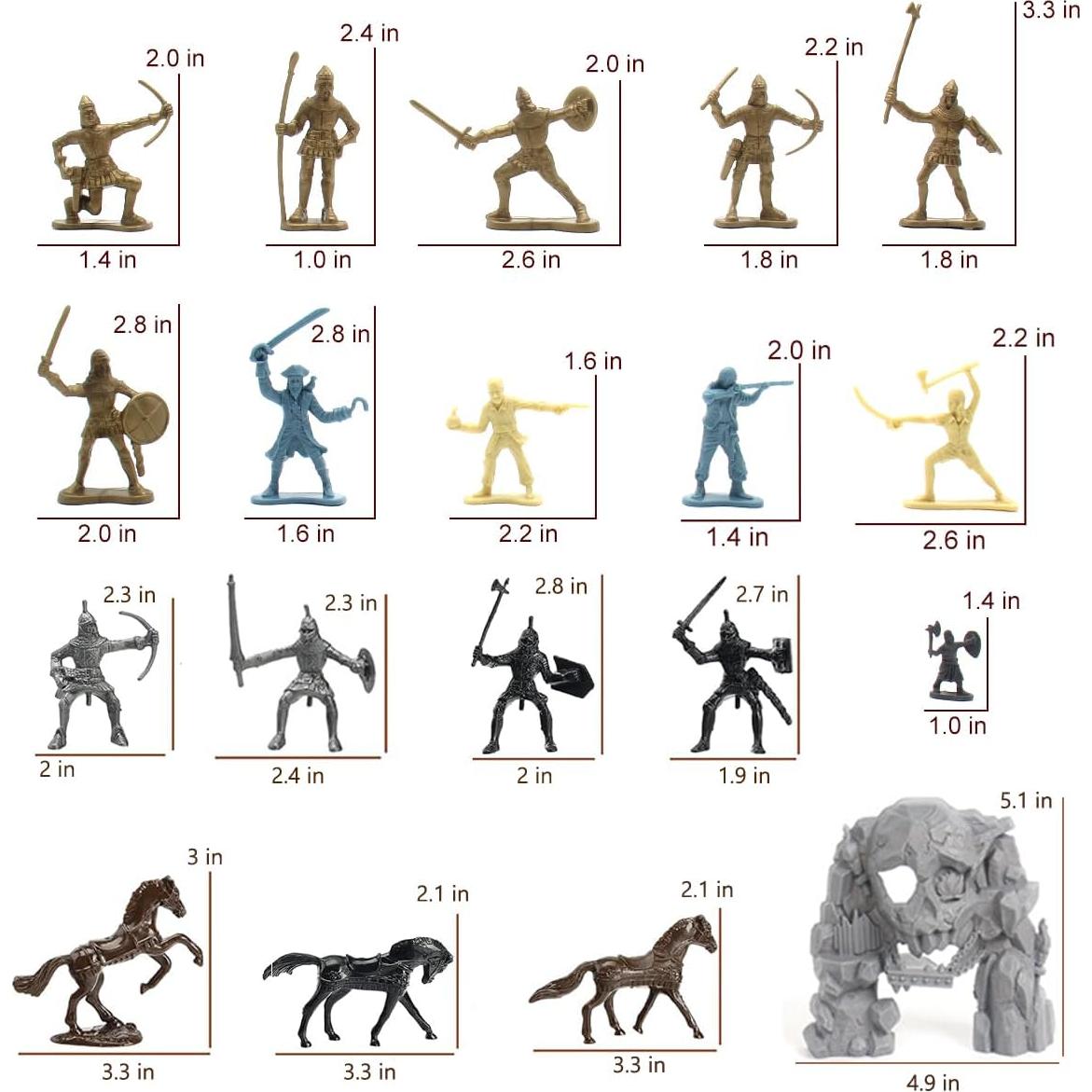 Set de Construcción Castillo Medieval Plustopoy con 212 Figuras