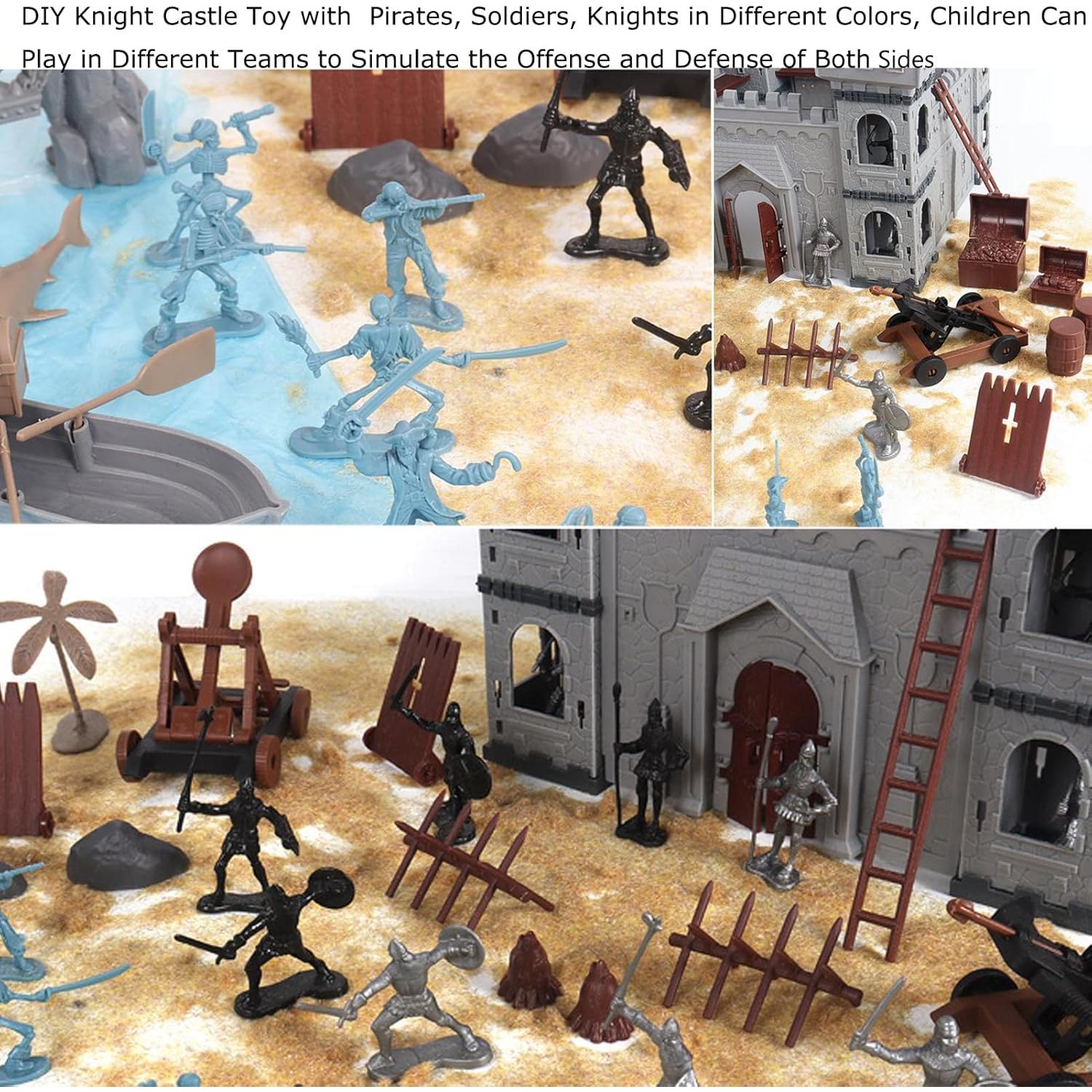 Set de Construcción Castillo Medieval Plustopoy con 212 Figuras