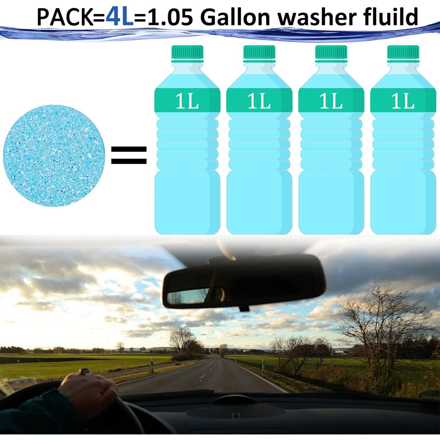 Tabletas Limpiaparabrisas Beieverluck 400 Piezas 16mm