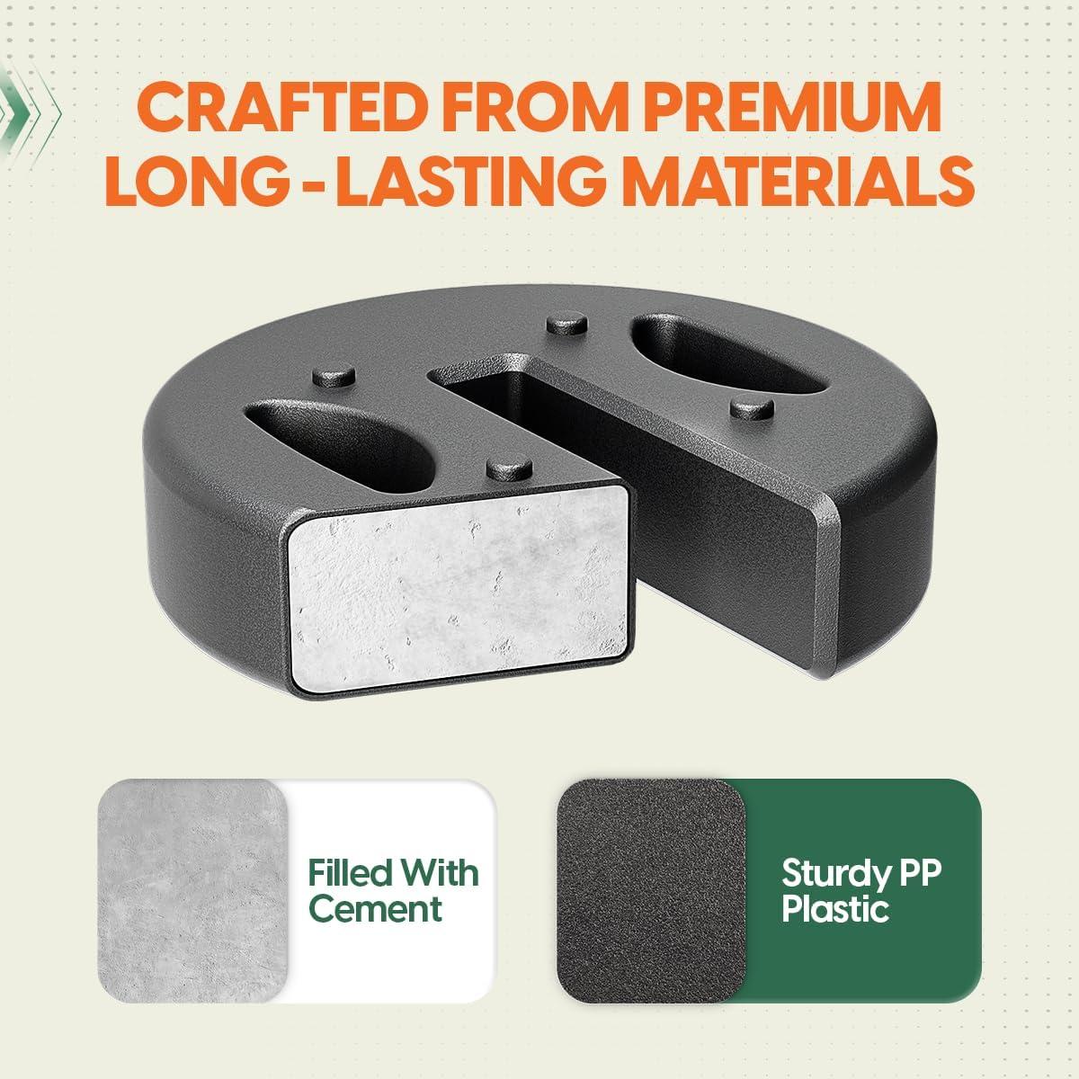 Juego de 4 Pesas para Carpa US Weight 18.14 kg con Correa