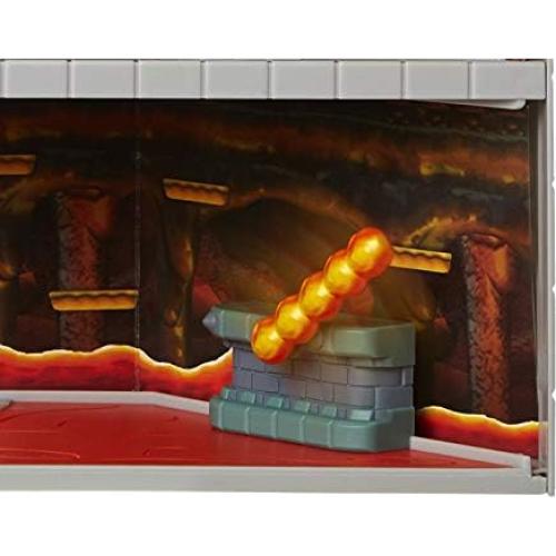 Castillo de Bowser Deluxe Nintendo con figura de 6.35 cm