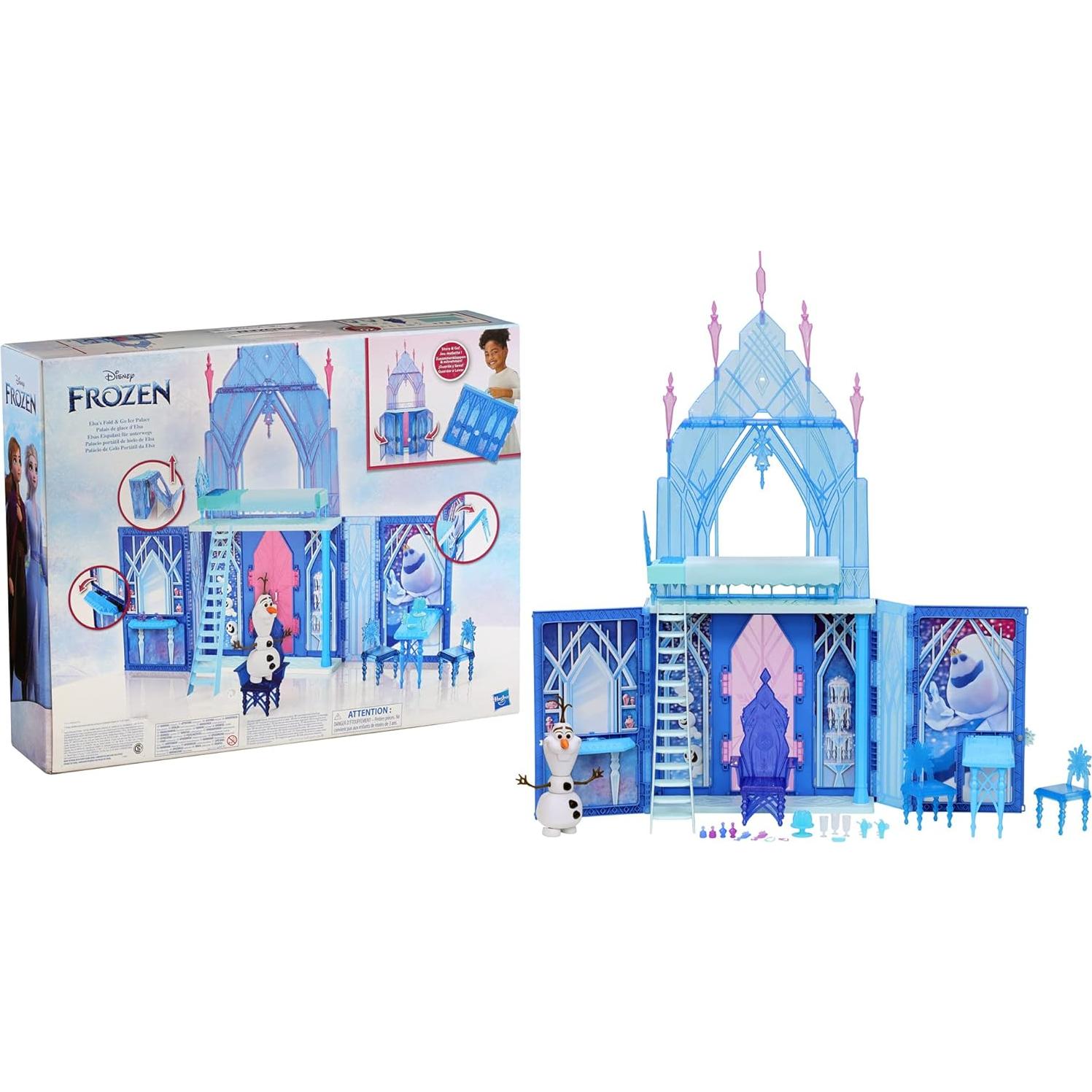 Palacio de Hielo Plegable Elsa Disney Frozen 2 con 20 Accesorios