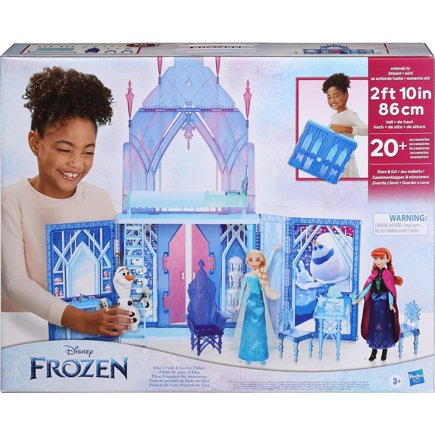 Palacio de Hielo Plegable Elsa Disney Frozen 2 con 20 Accesorios