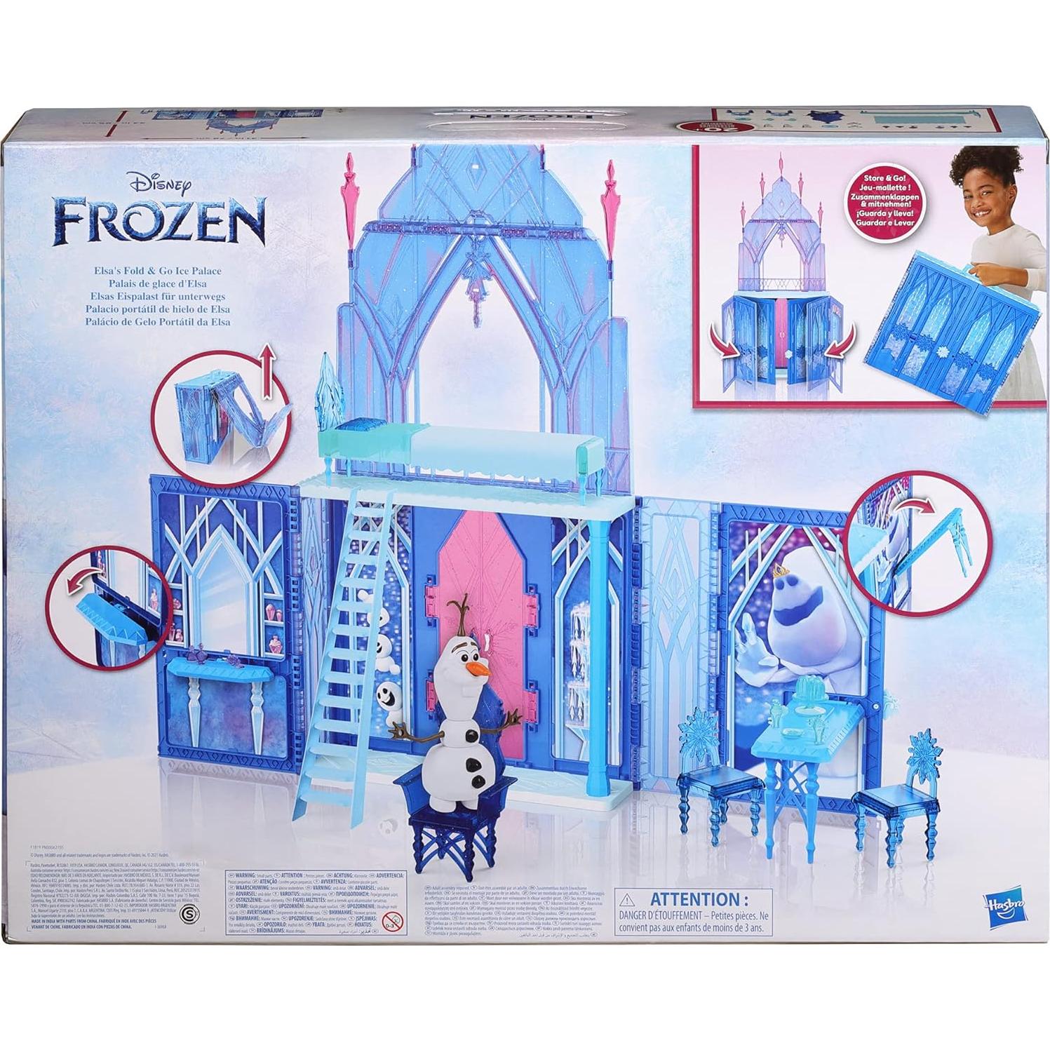 Palacio de Hielo Plegable Elsa Disney Frozen 2 con 20 Accesorios