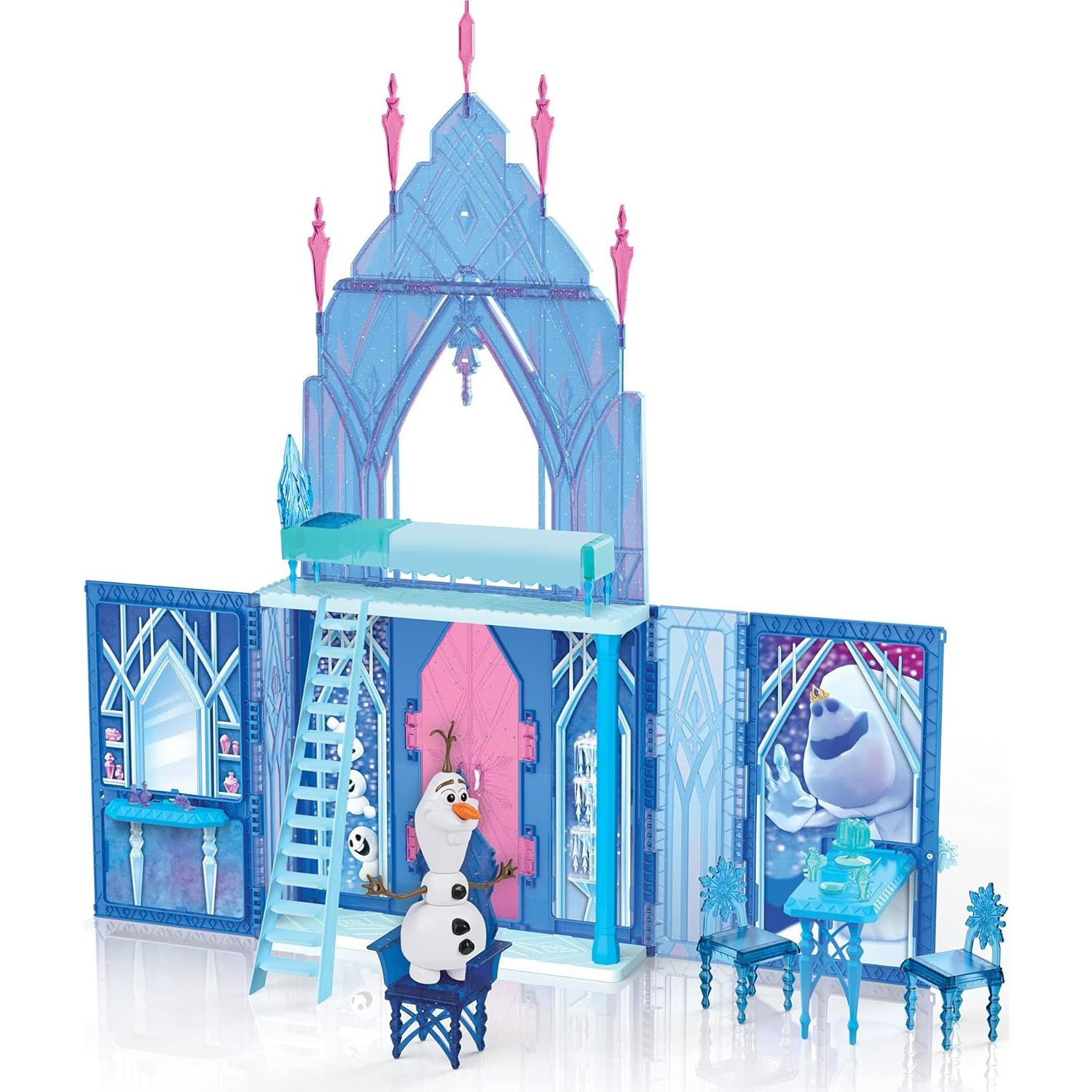 Palacio de Hielo Plegable Elsa Disney Frozen 2 con 20 Accesorios