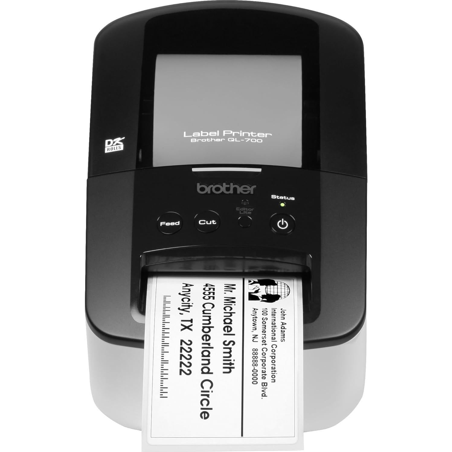 Impresora de Etiquetas Brother QL-700 Alta Velocidad 93 ppm