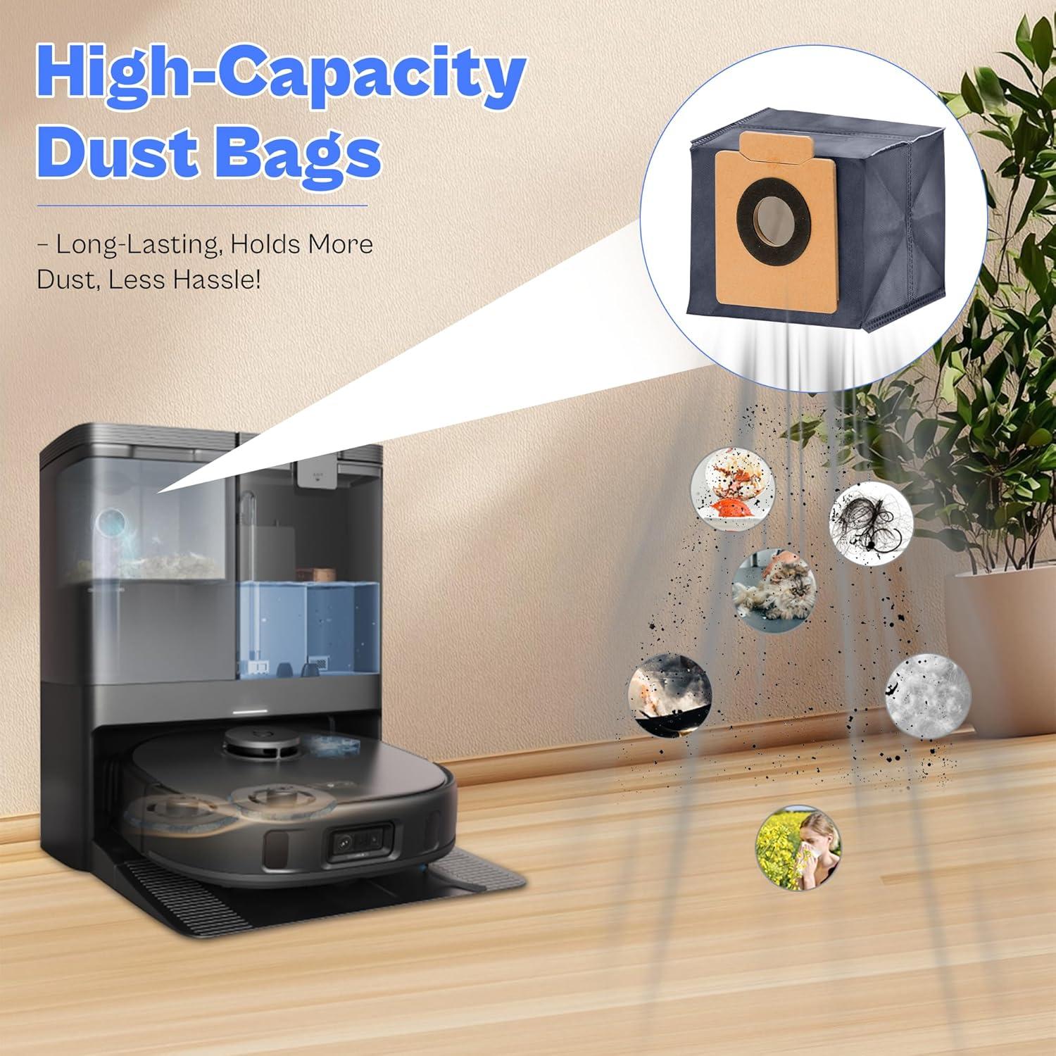 21 Piezas Repuesto Eufy X10 Pro Omni - Cepillo, Filtros, Mopas