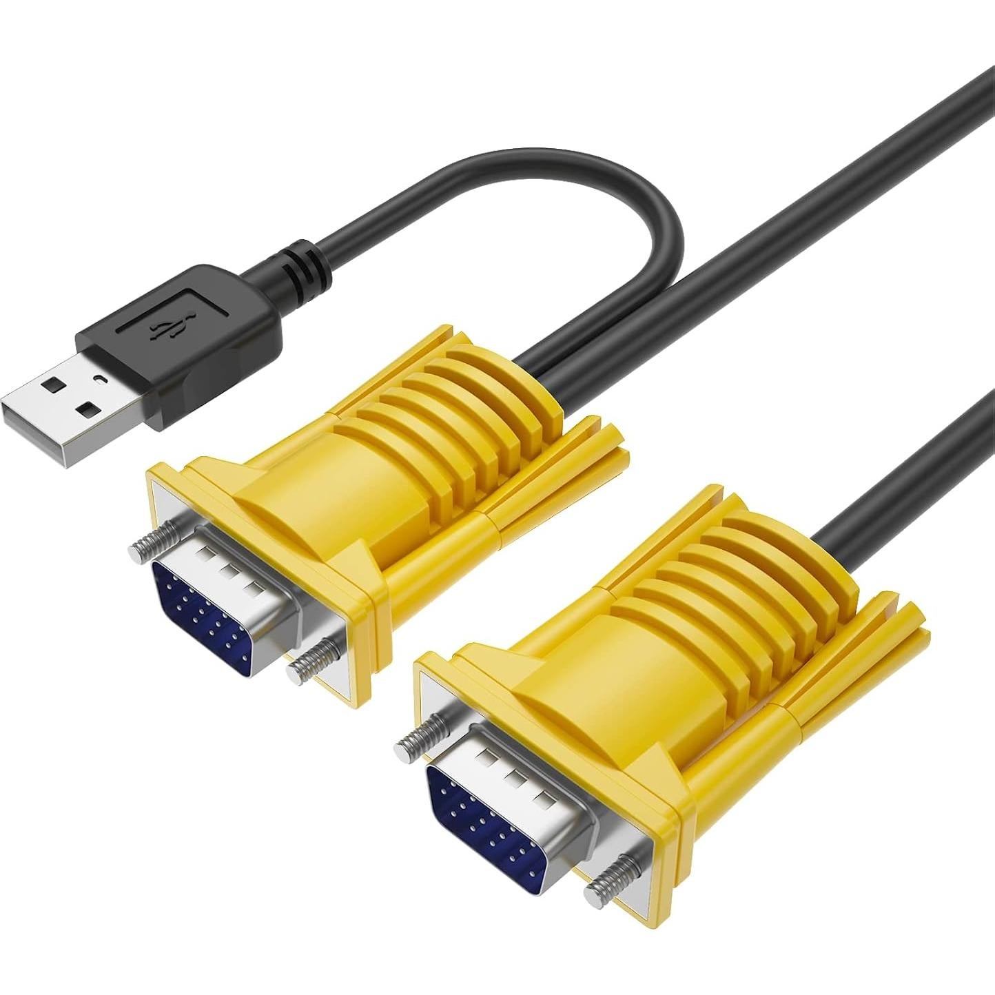 Cable KVM USB VGA 1.5m Yinker - Extensión para KVM