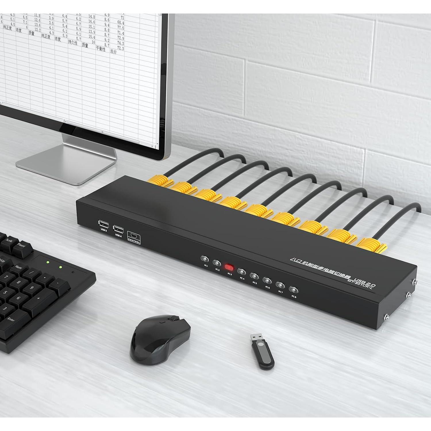 Cable KVM USB VGA 1.5m Yinker - Extensión para KVM