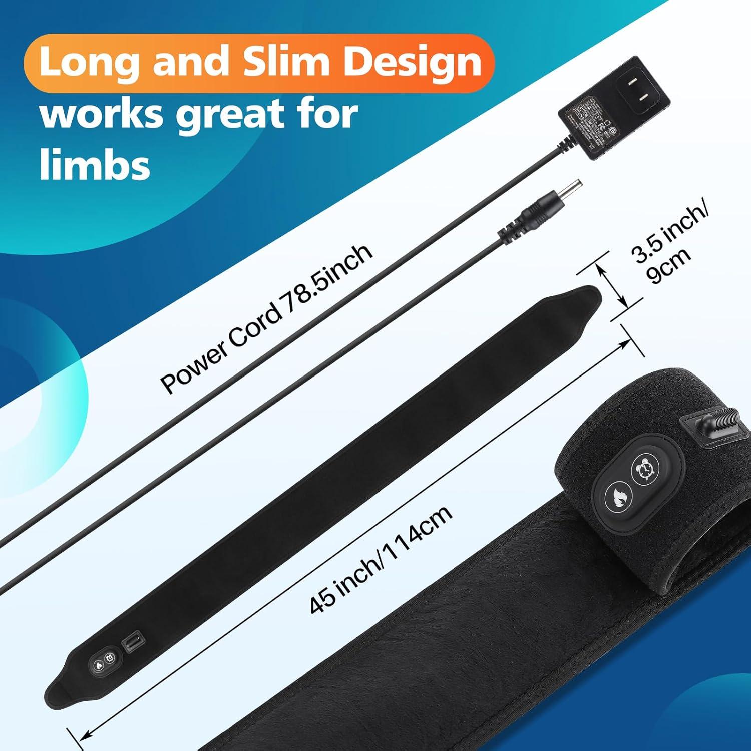 Almohadilla Calentada FlareMore Negra 4 Niveles Calor 198cm