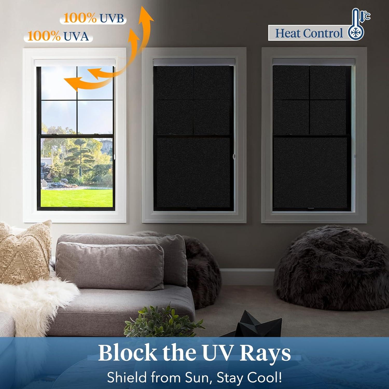 Película Blackout Haton 44.5x200 cm, Protección UV y Calor