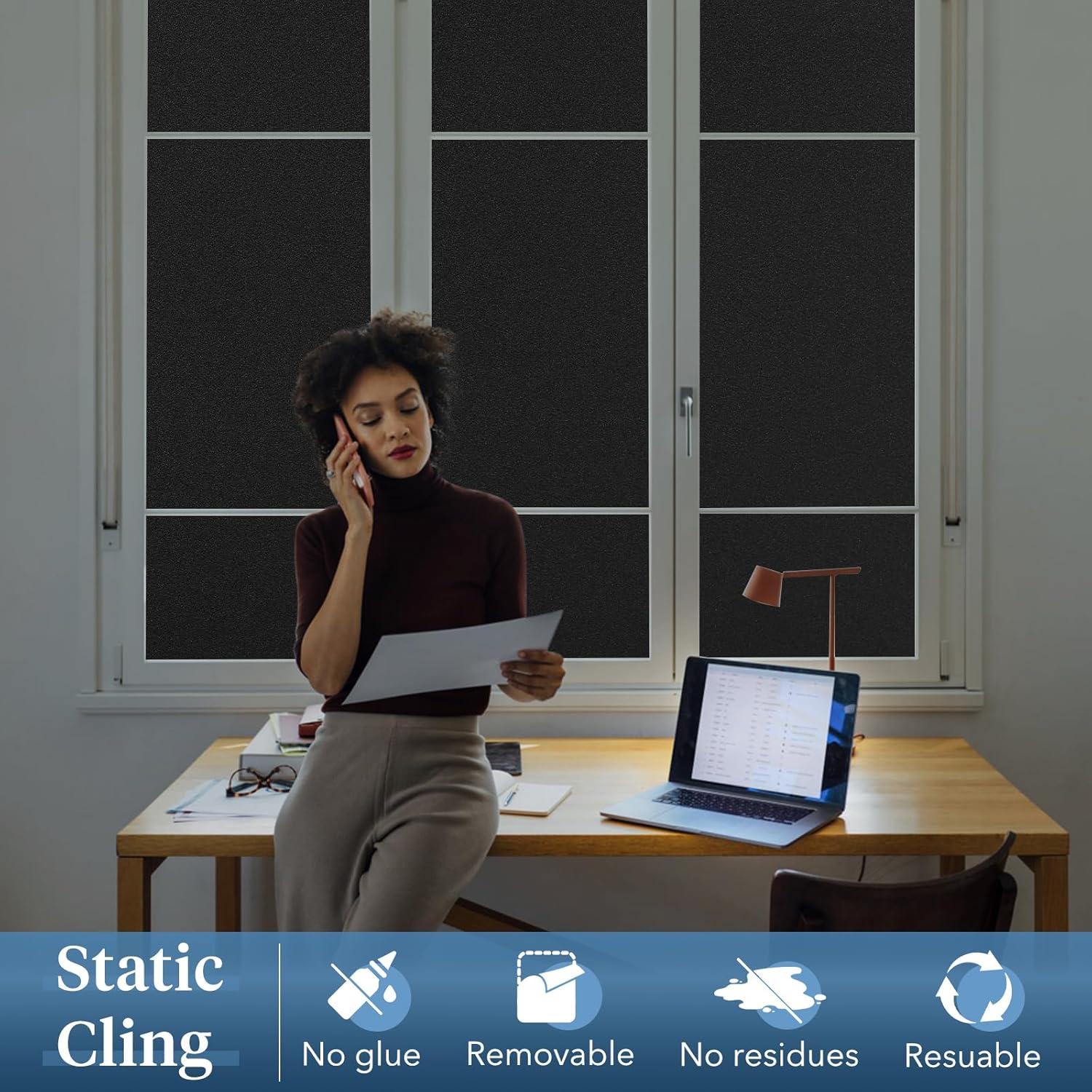 Película Blackout Haton 44.5x200 cm, Protección UV y Calor