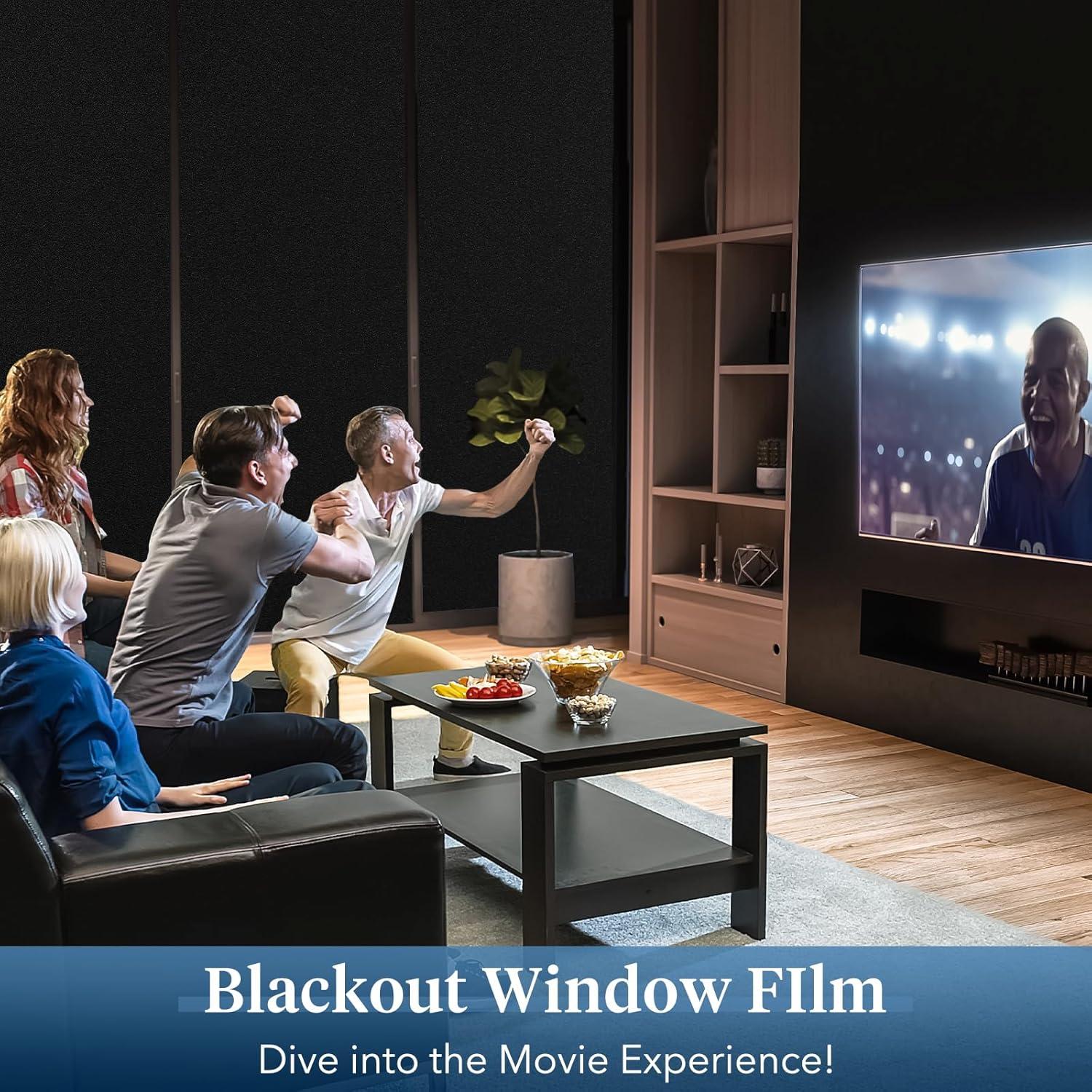 Película Blackout Haton 44.5x200 cm, Protección UV y Calor