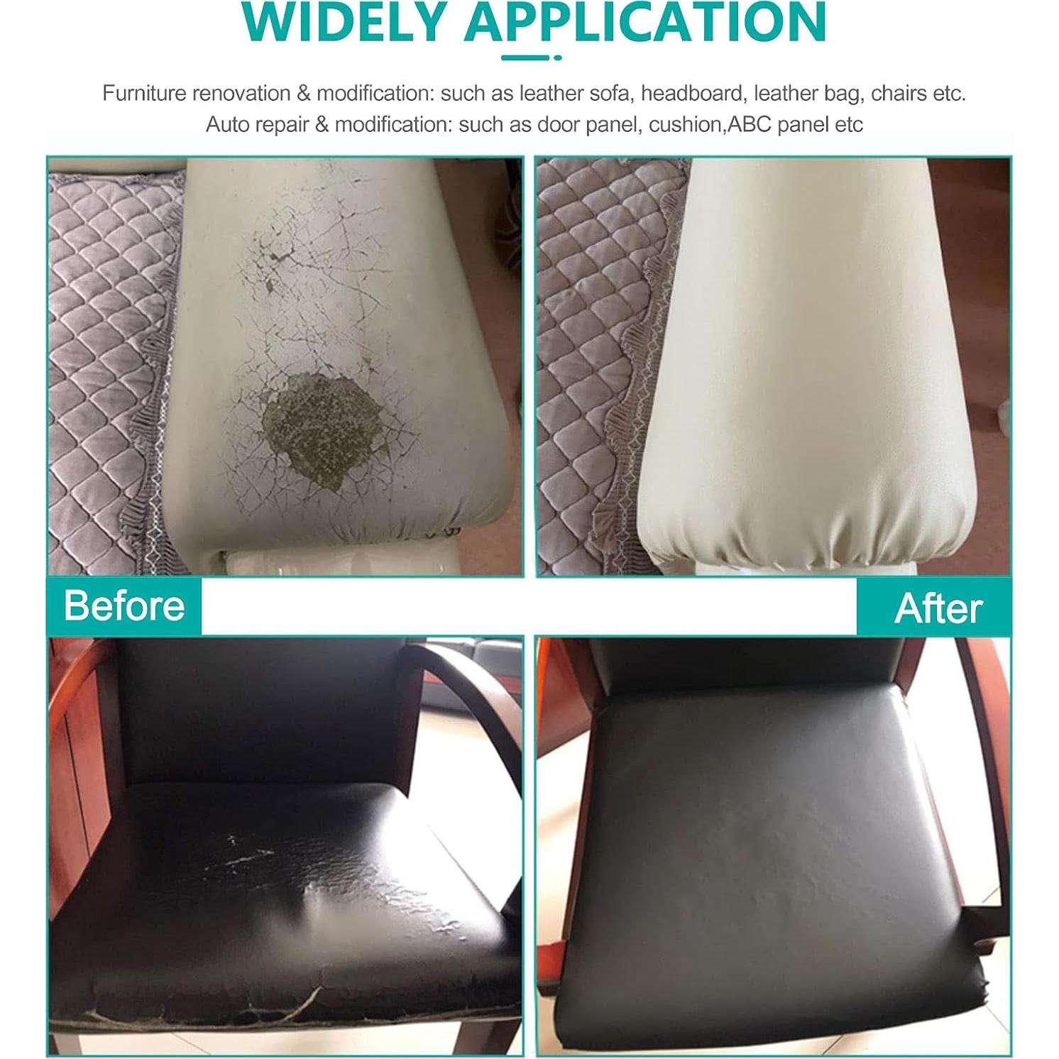 Tela Sintética Impermeable HBU 137x76cm Negro para Tapicería