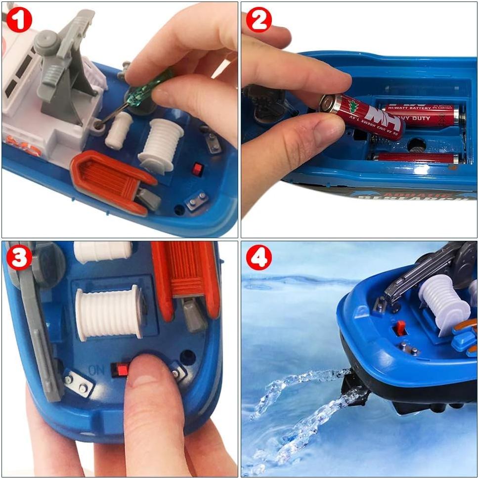 Barco Juguete ArtCreativity Acuático 24 cm para Niños