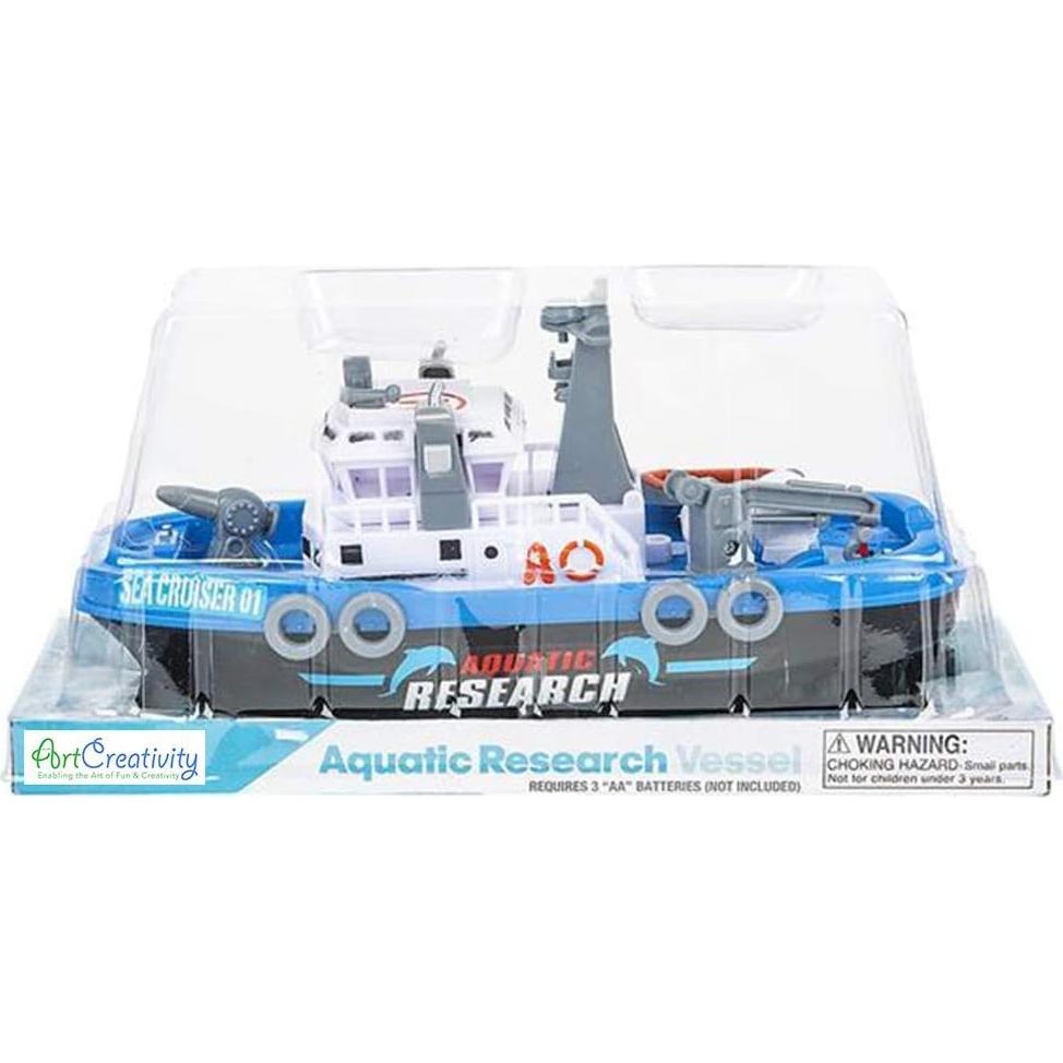 Barco Juguete ArtCreativity Acuático 24 cm para Niños