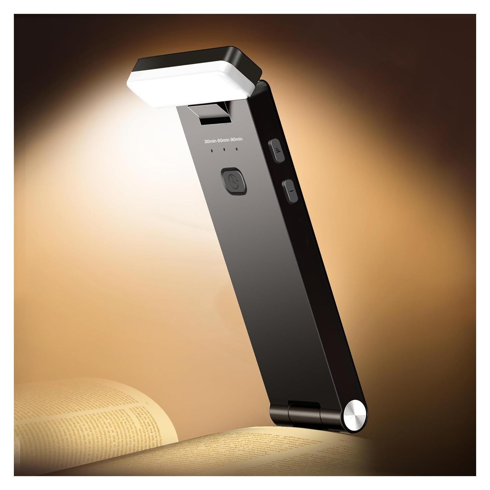 Luz de lectura recargable SRTCLLT 1500mAh 3 colores ajustables