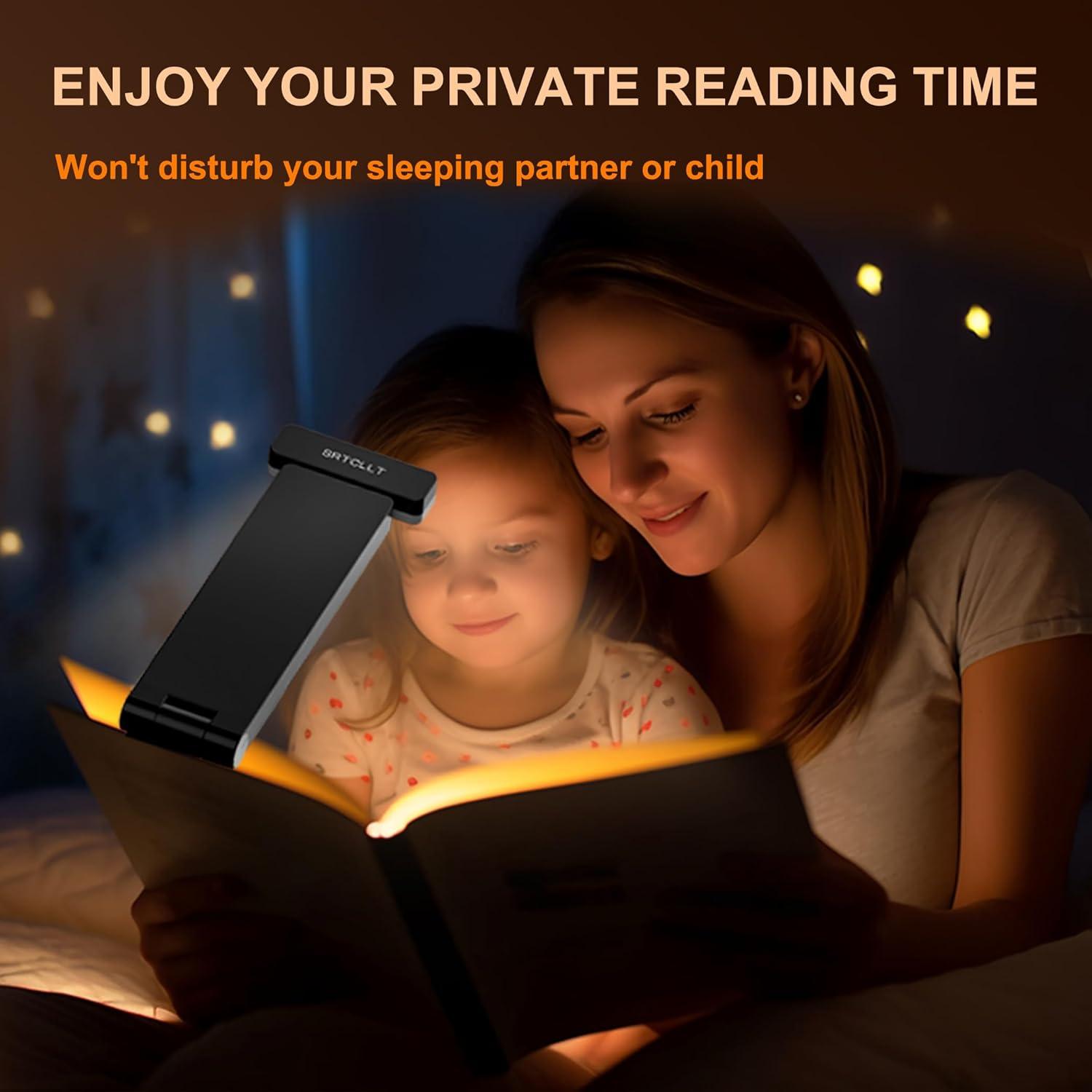 Luz de lectura recargable SRTCLLT 1500mAh 3 colores ajustables