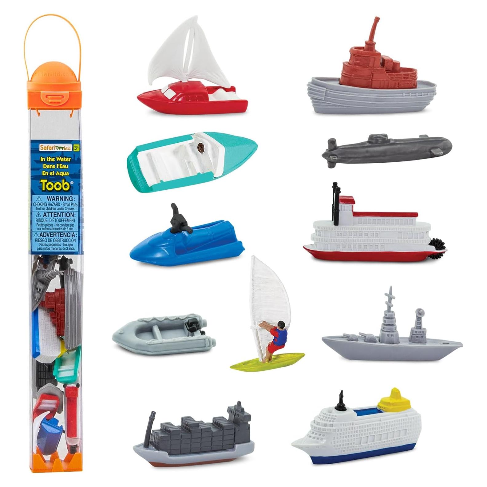 Figuras Acuáticas Safari Ltd. TOOB - 11 Embarcaciones Educativas