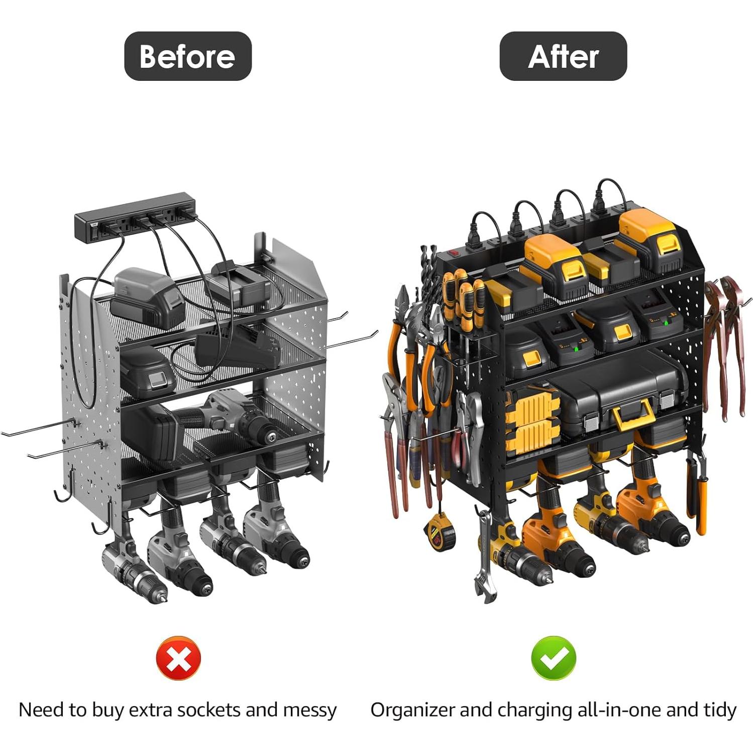 Organizador de herramientas eléctricas modular CCCEI 42x22x42cm