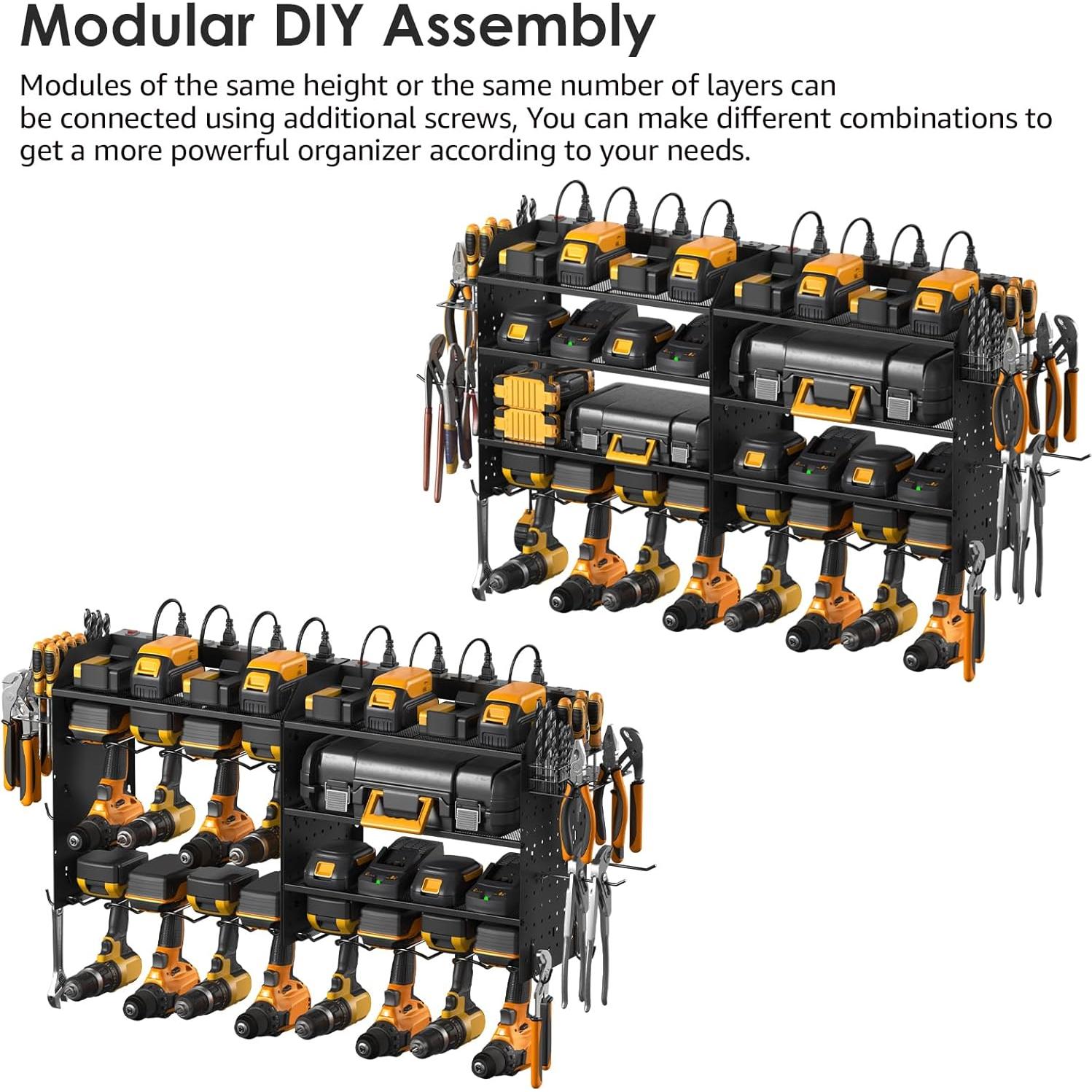 Organizador de herramientas eléctricas modular CCCEI 42x22x42cm