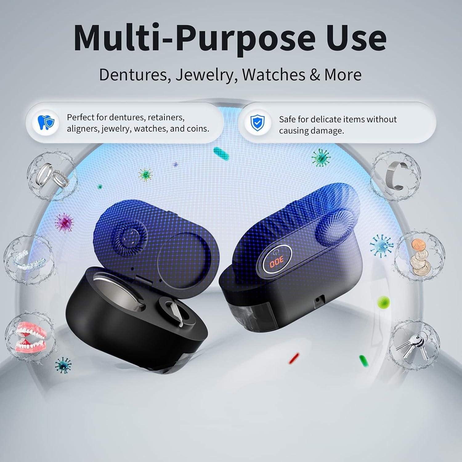 Limpiador Ultrasónico de Retenedores FIRBNO 200ml 45kHz Negro