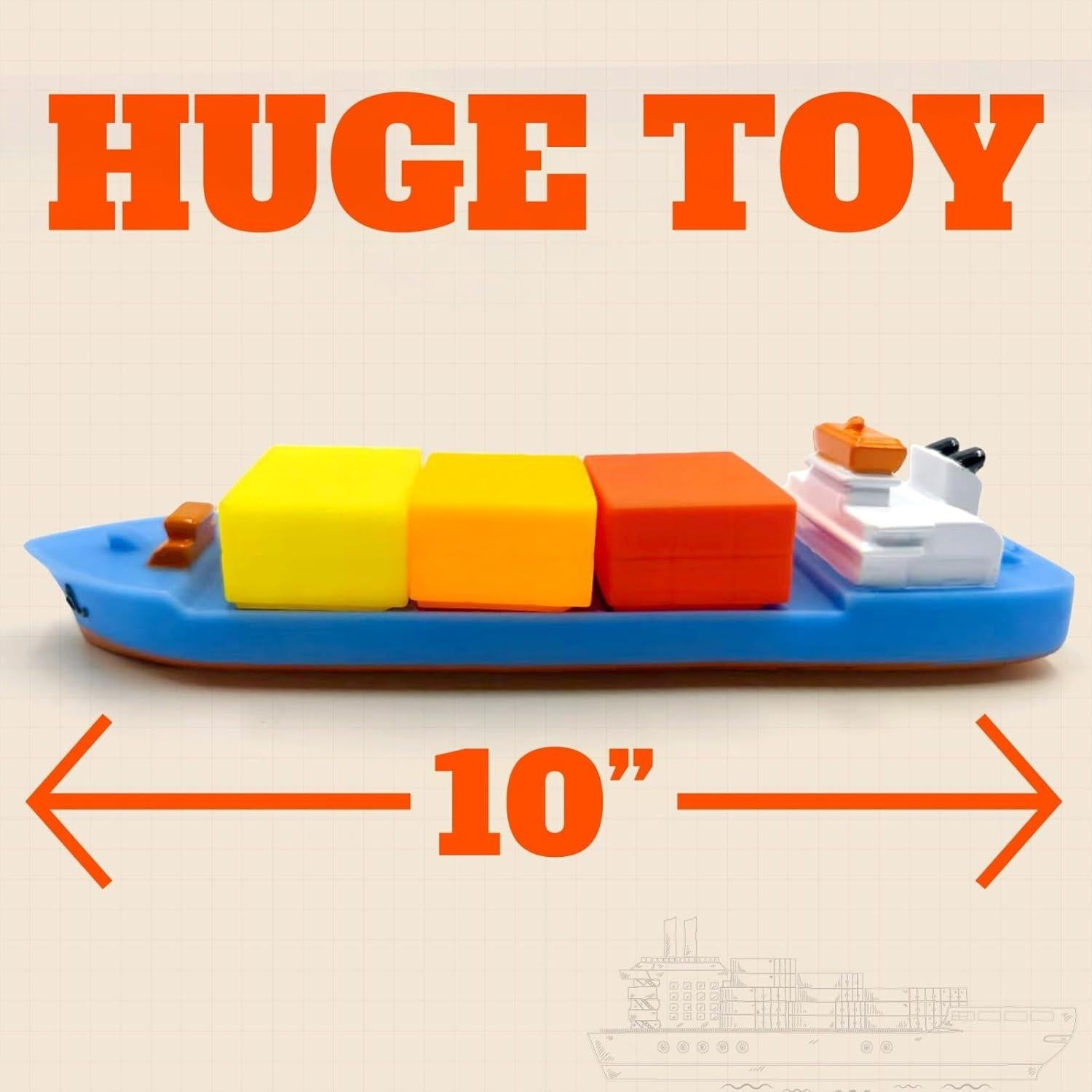 Juguete de Baño SplashEZ Barco Flotante 33 cm Seguro