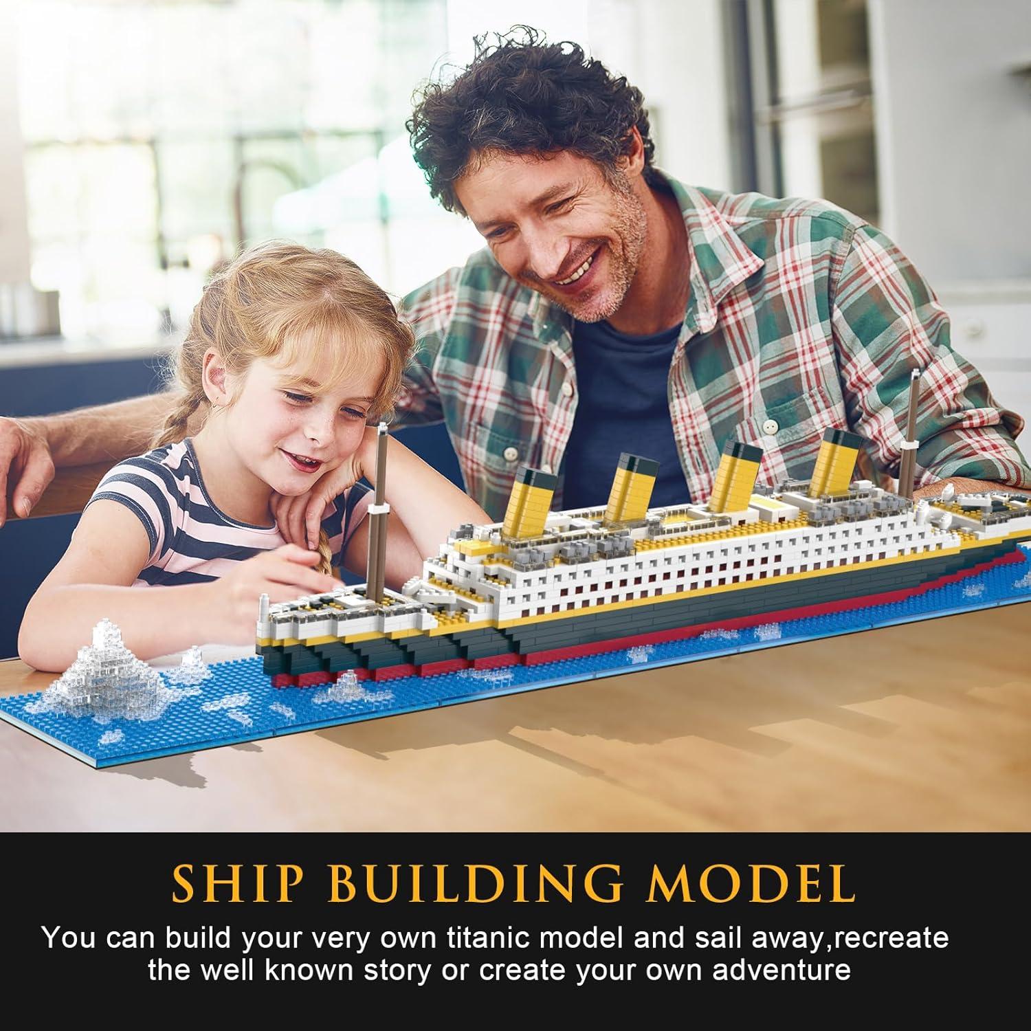 Set de Construcción Titanic PQKIE 1878 Piezas 3D STEM