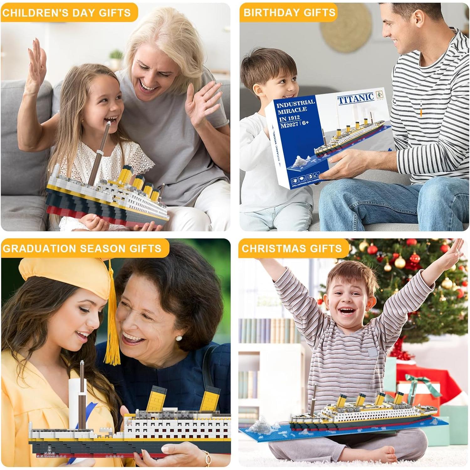 Set de Construcción Titanic PQKIE 1878 Piezas 3D STEM