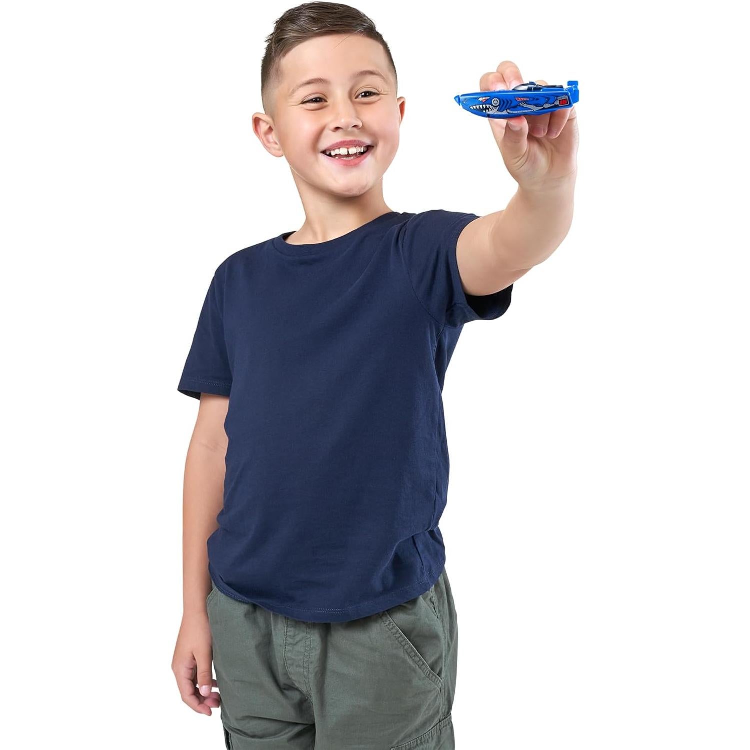 Barcos Robo ZURU - Tiburón Tigre y Barco Robo - 2 Piezas