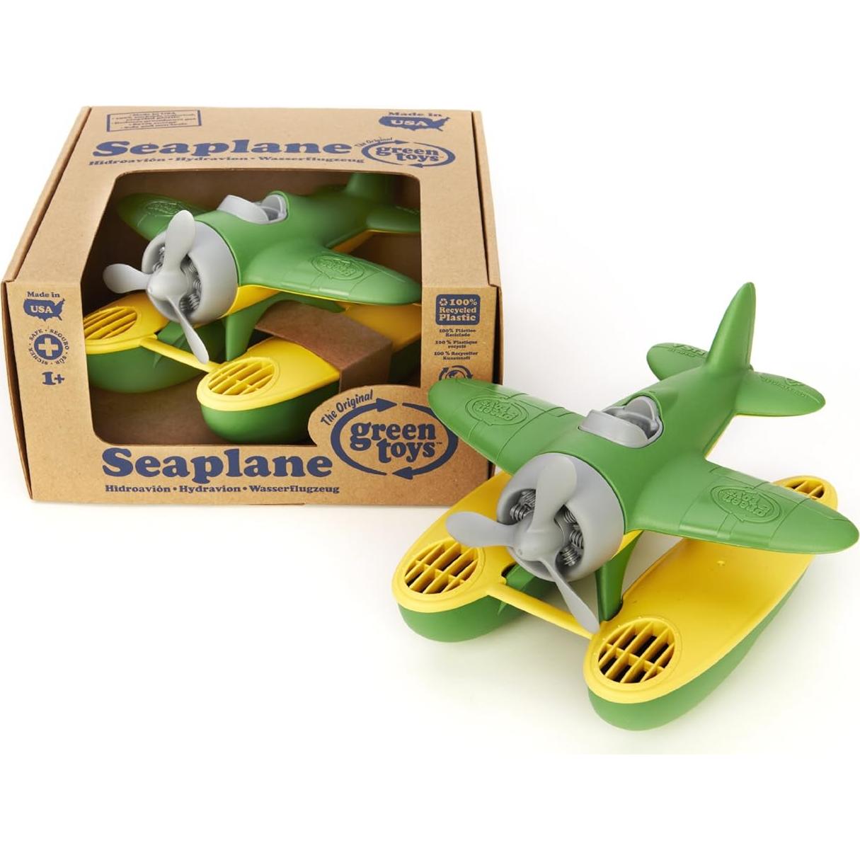 Avión de Agua Green Toys Verde - Ecológico y Seguro