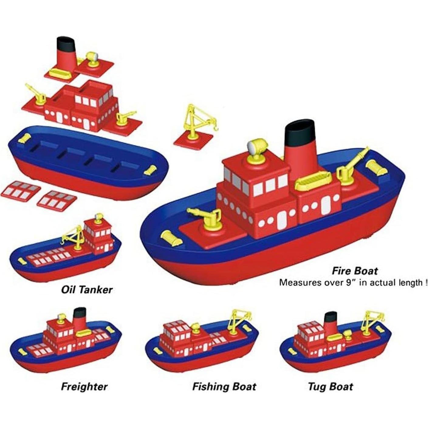 Juego de Construcción de Barcos Magnéticos 10 Piezas