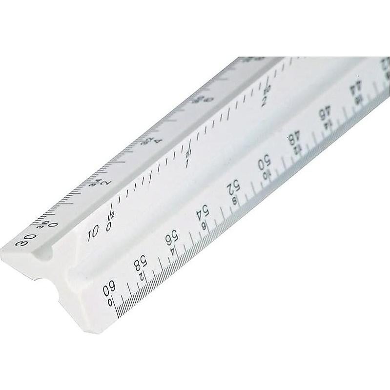 Escala Triangular de Ingenieros 30 cm + 4 Gomas STAEDTLER