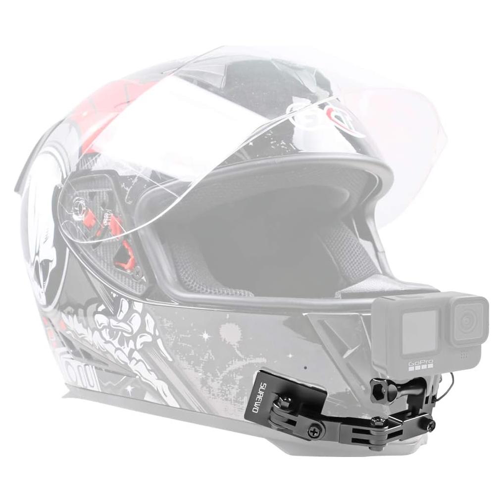 Soporte de Mentón de Casco de Aluminio SUREWO para GoPro