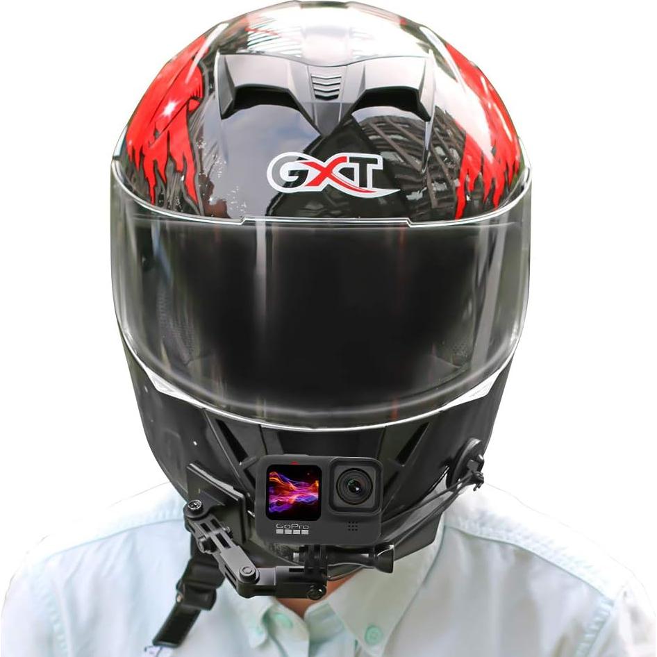 Soporte de Mentón de Casco de Aluminio SUREWO para GoPro