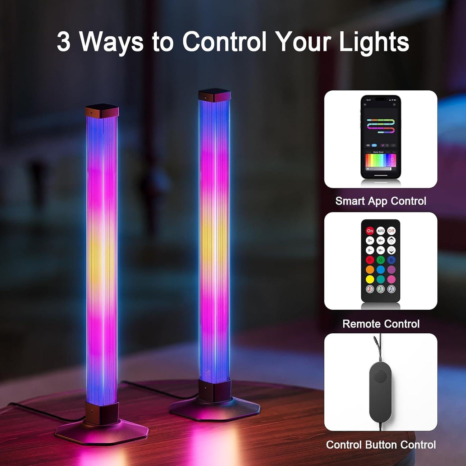 Barra de Luz LED RGB Velted con Sincronización Musical 33cm