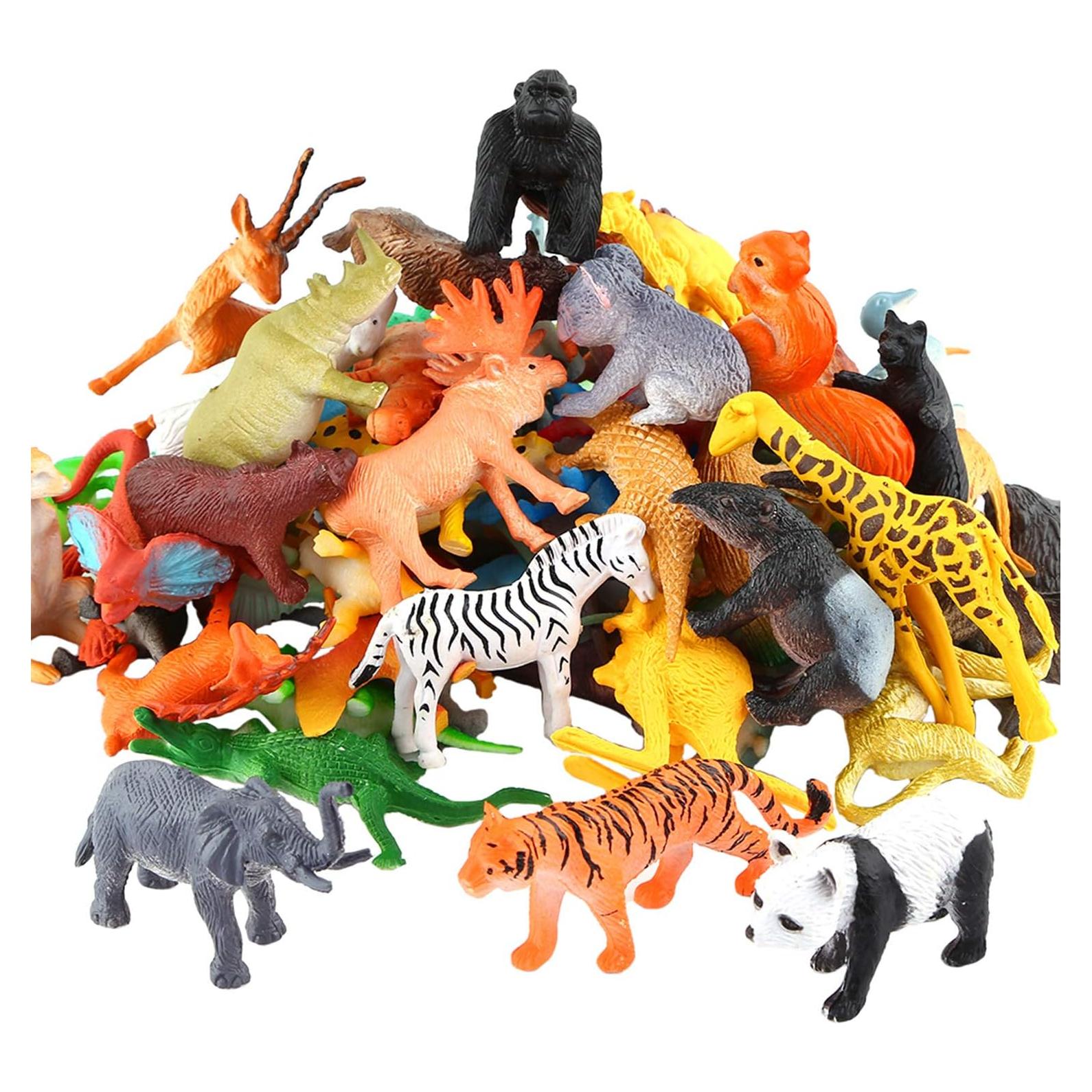 Set de 54 Figuras de Animales de Jungla ValeforToy