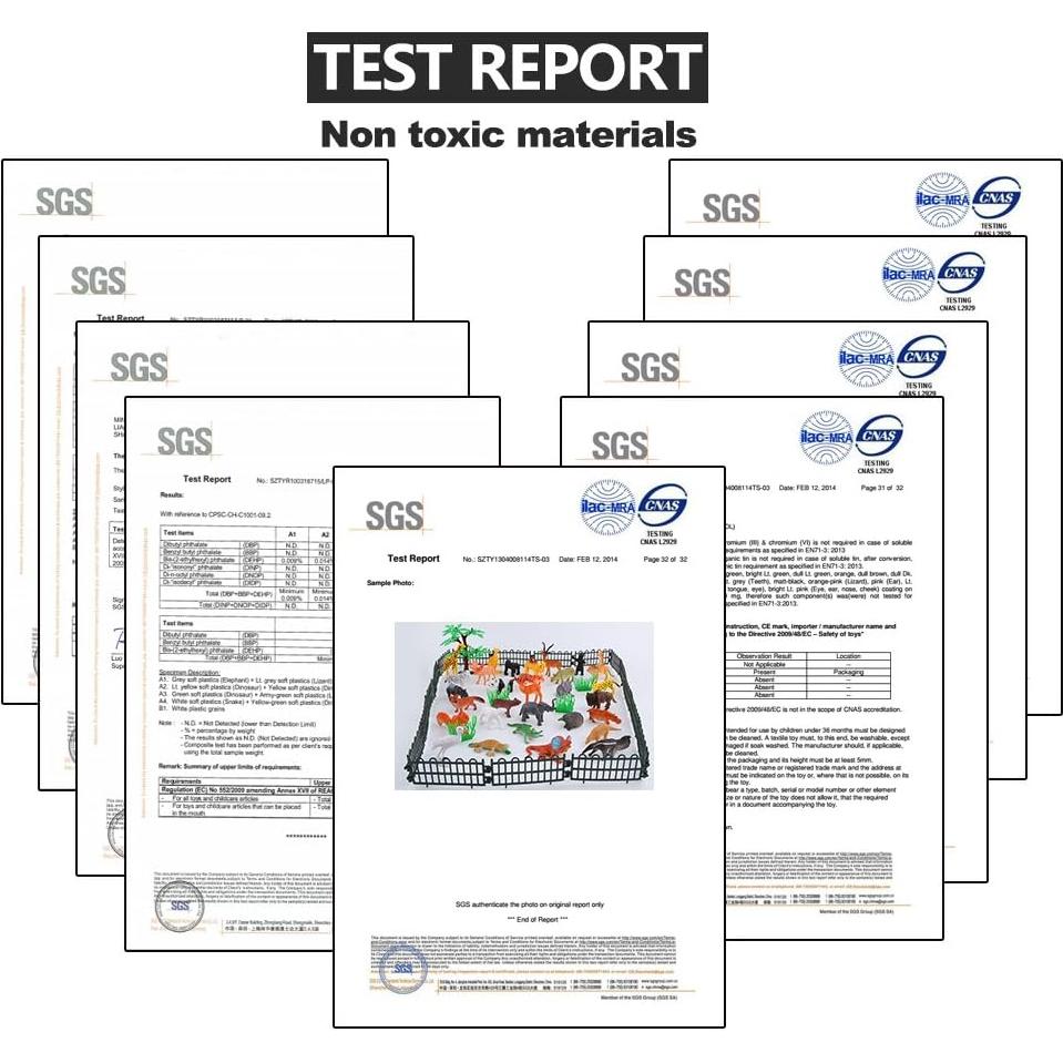 Set de 54 Figuras de Animales de Jungla ValeforToy