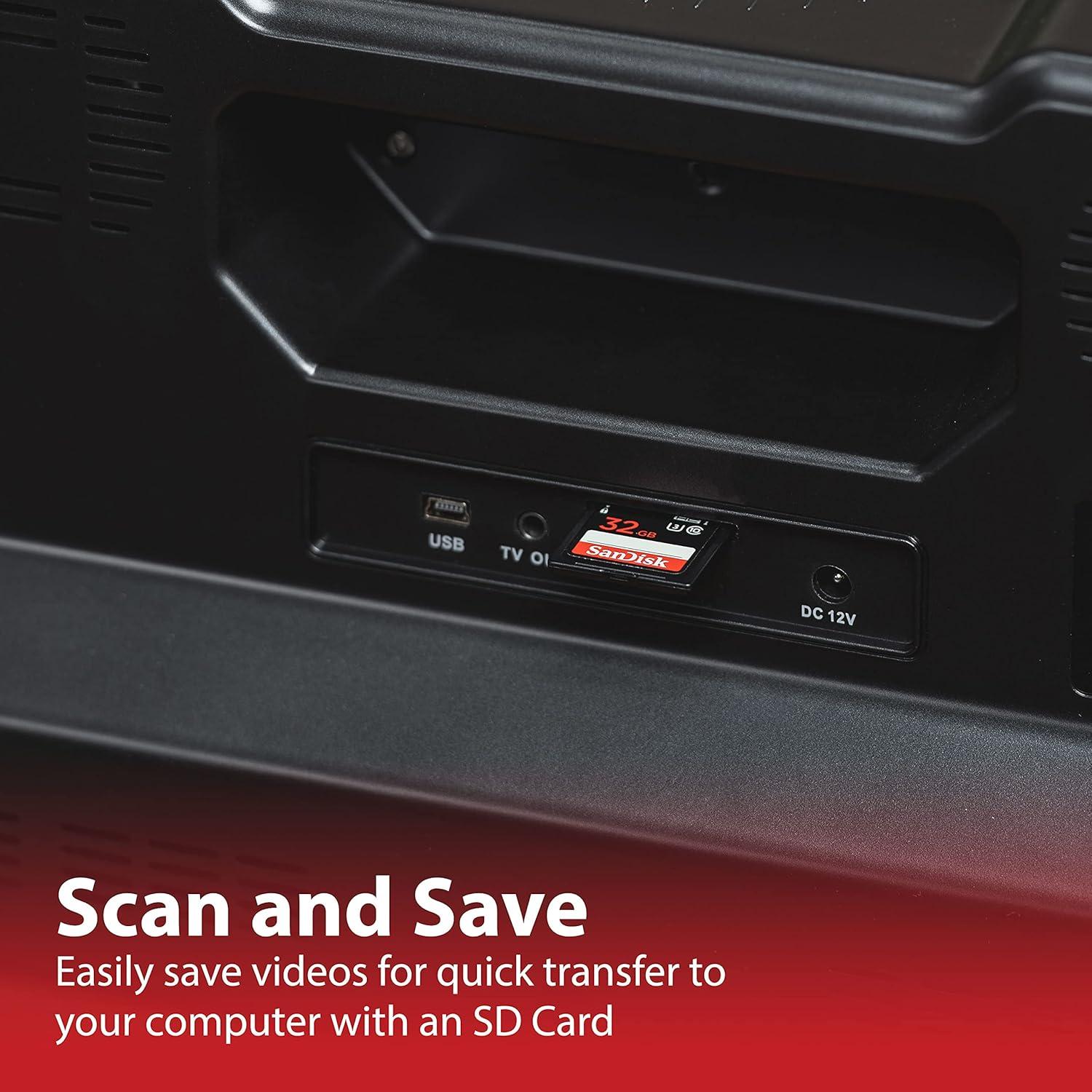 Escáner de película Magnasonic FS81 con tarjeta SD 32GB