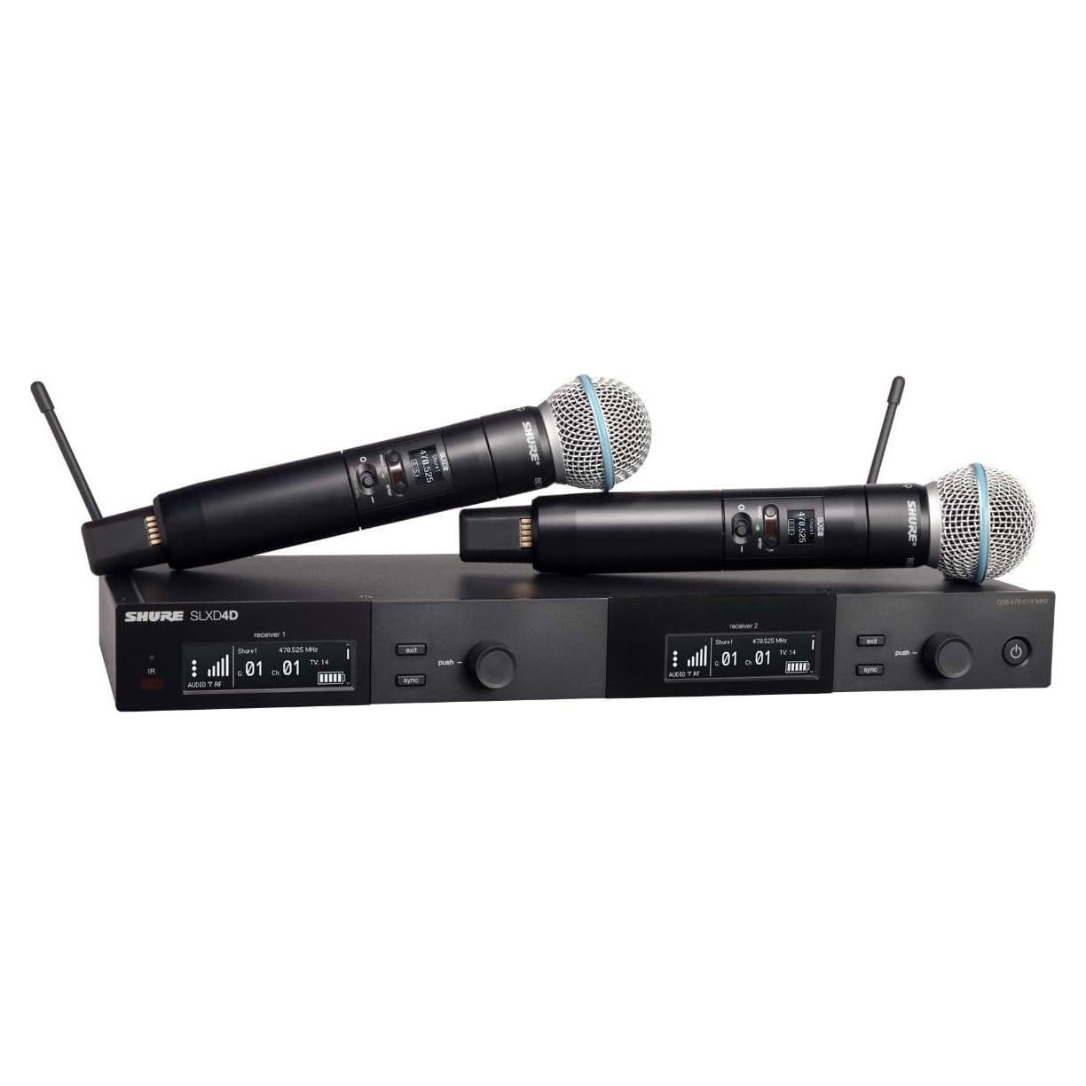 Sistema Micrófono Inalámbrico Shure SLXD24D/B58 Doble Canal