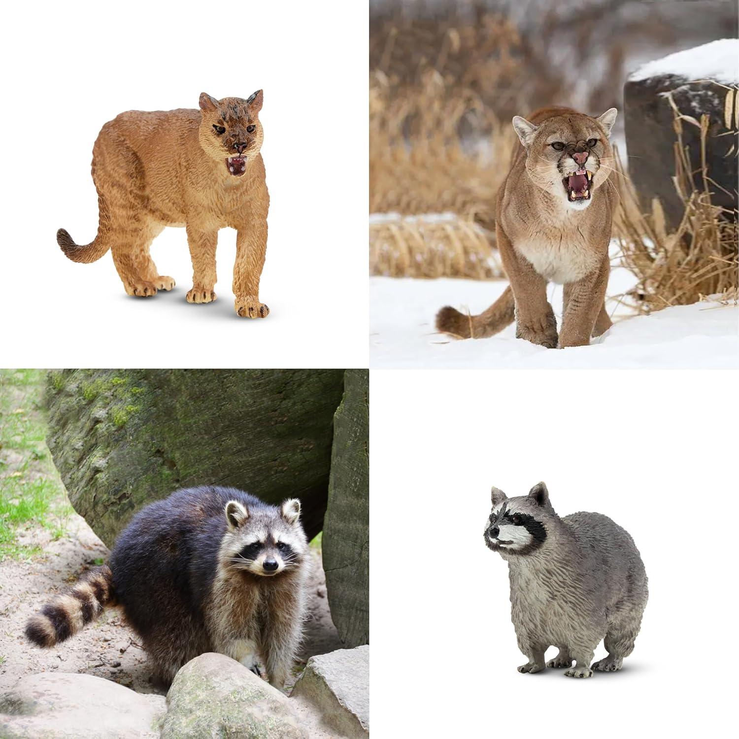 Set de Figuras de Animales del Bosque TOYMANY 12PCS