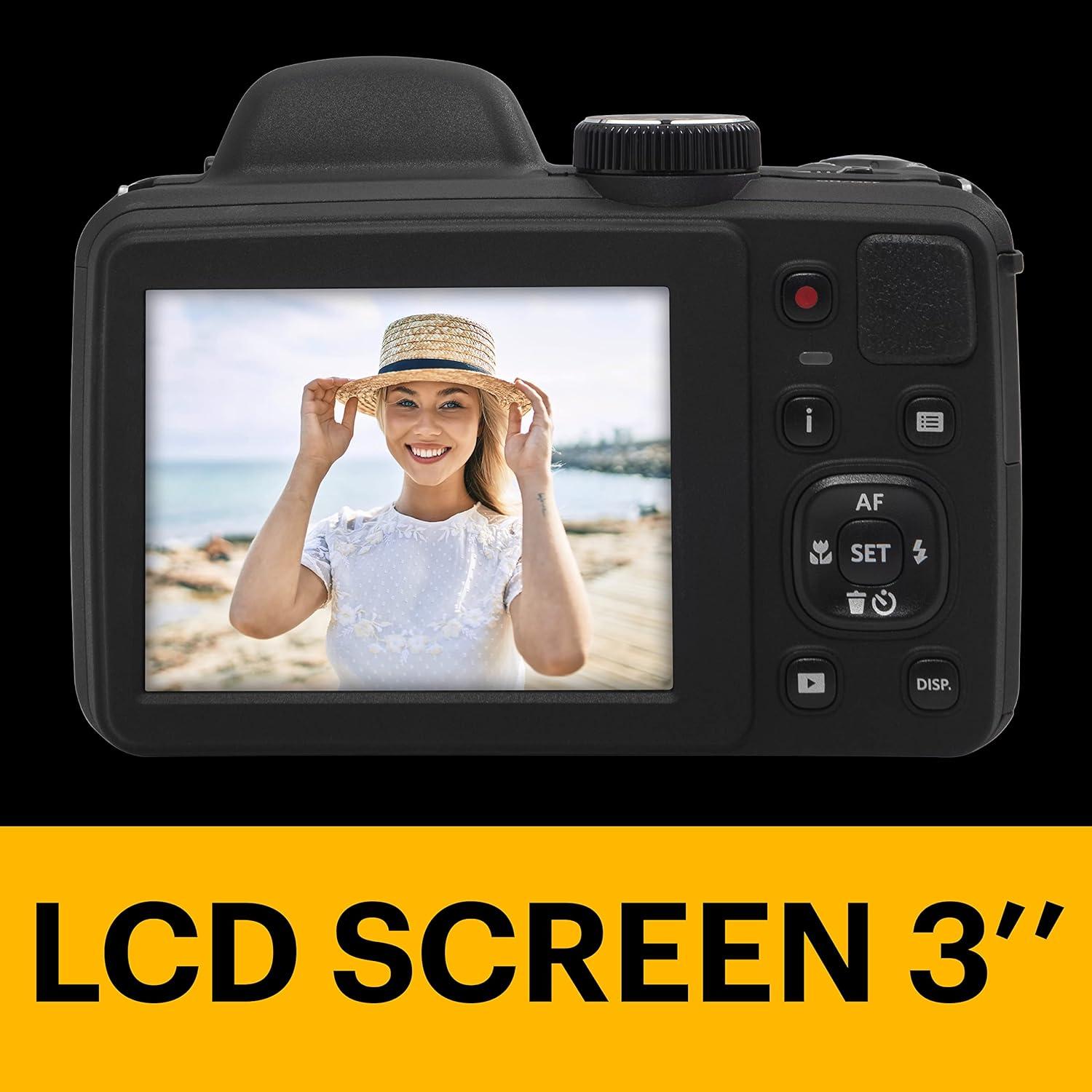 Cámara Digital KODAK PIXPRO AZ405 20MP 40X Zoom Óptico