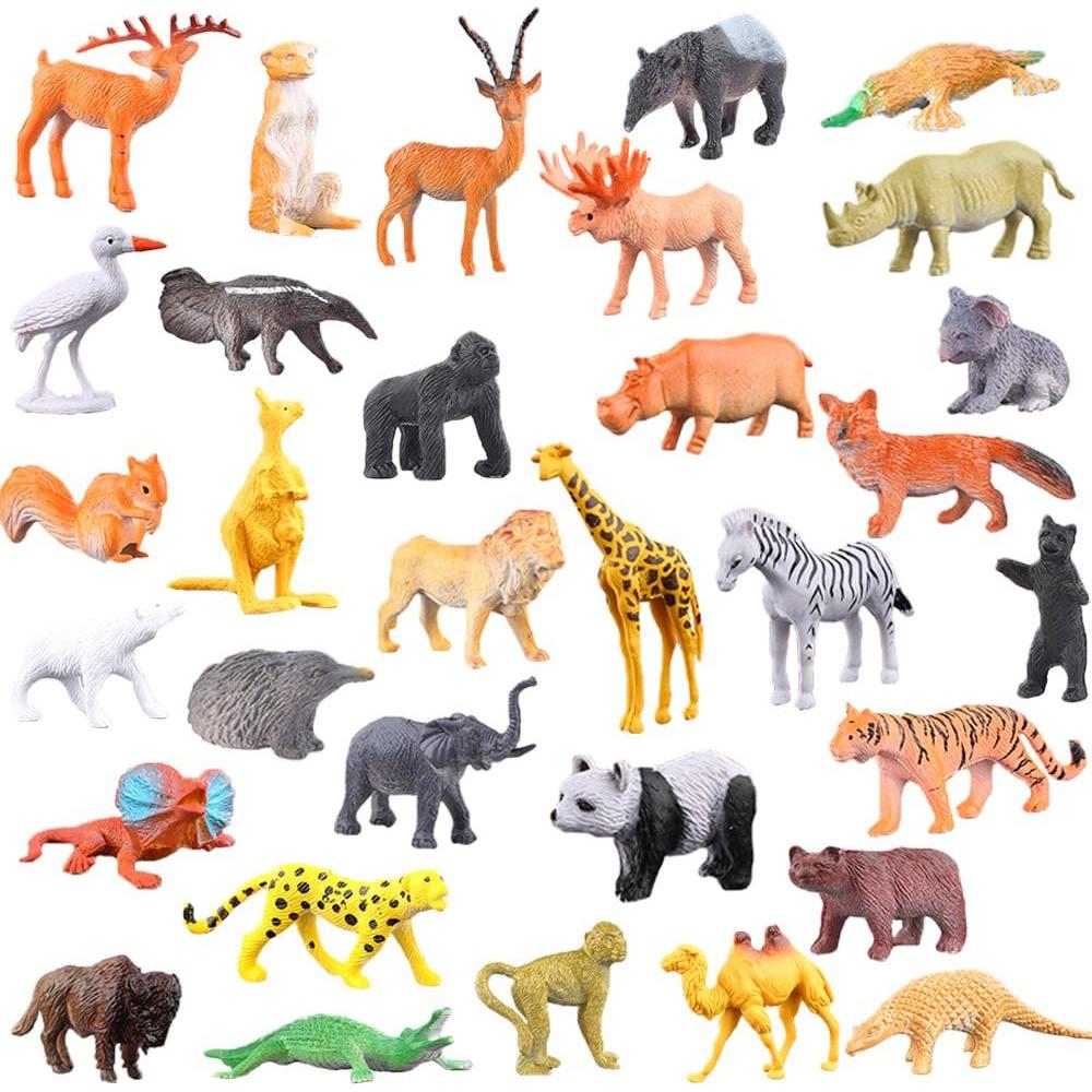 Conjunto de Animales de Jungla 54 Piezas ValeforToy