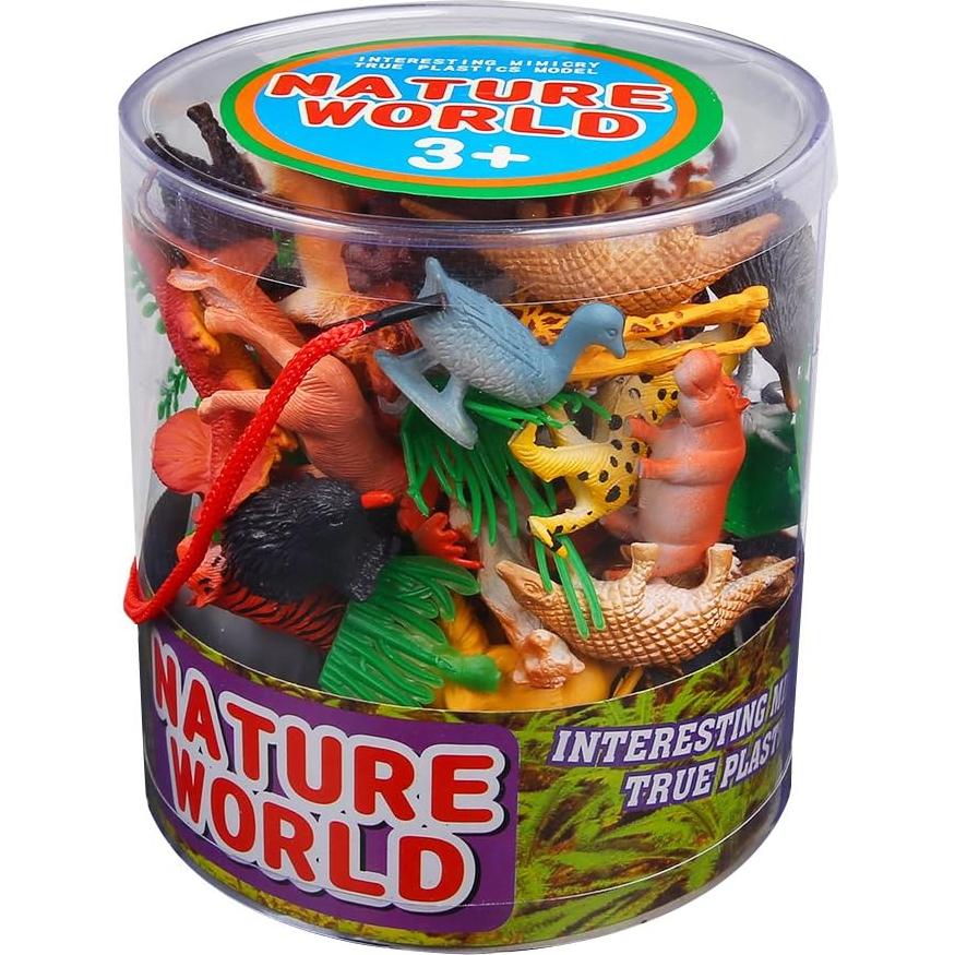 Conjunto de Animales de Jungla 54 Piezas ValeforToy